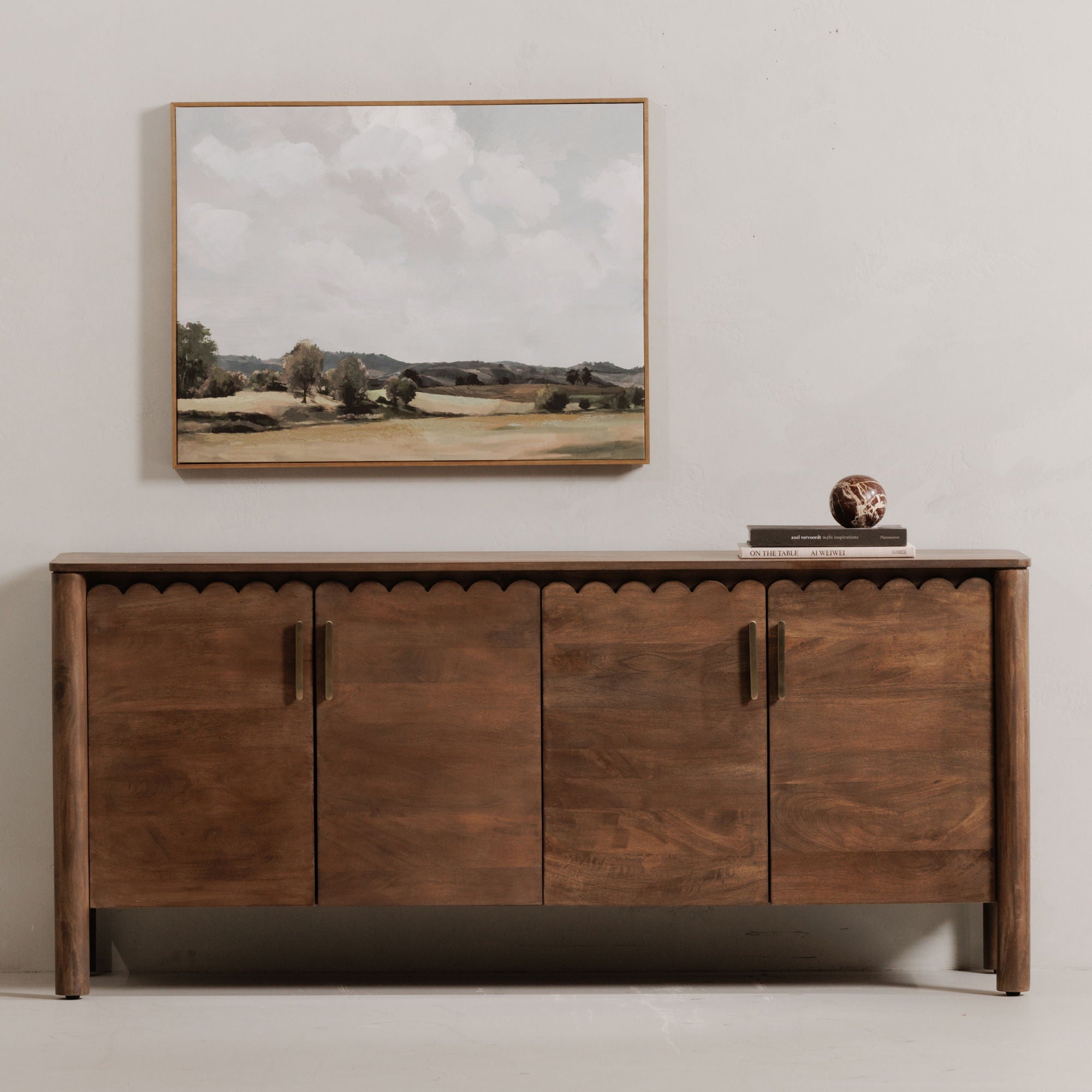 Wiley - 4 Door Sideboard - Vintage Brown