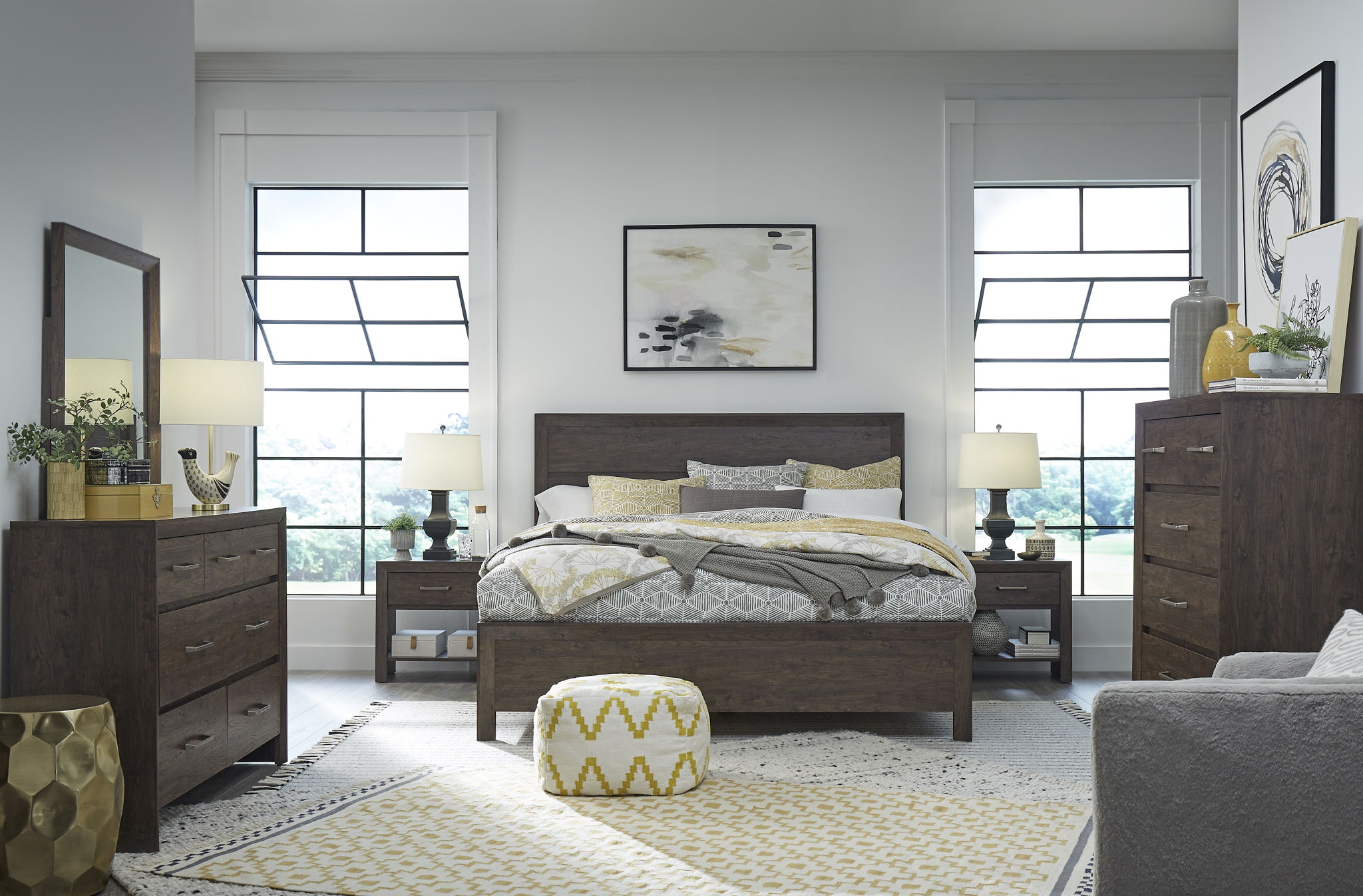 Llewellyn - Panel Bed