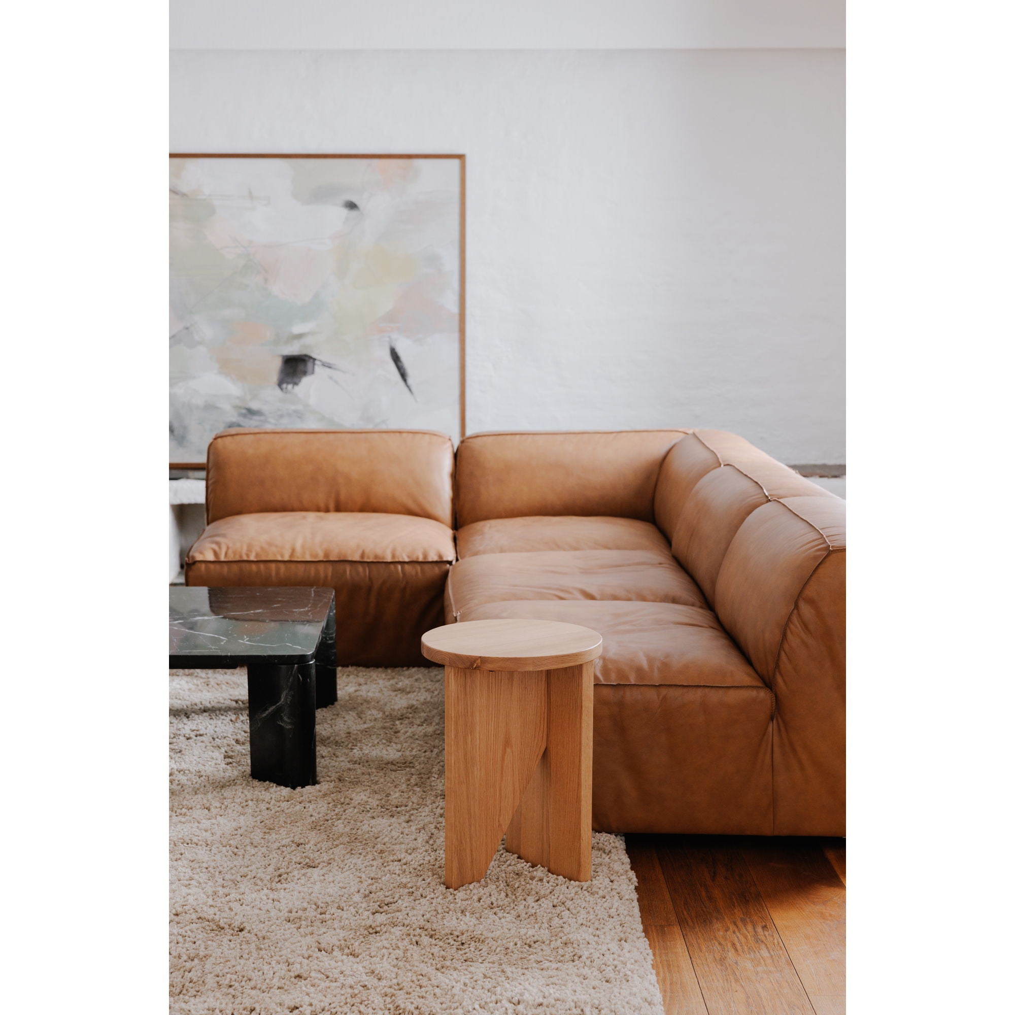 Grace - Accent Table Natural Oak - Light Brown