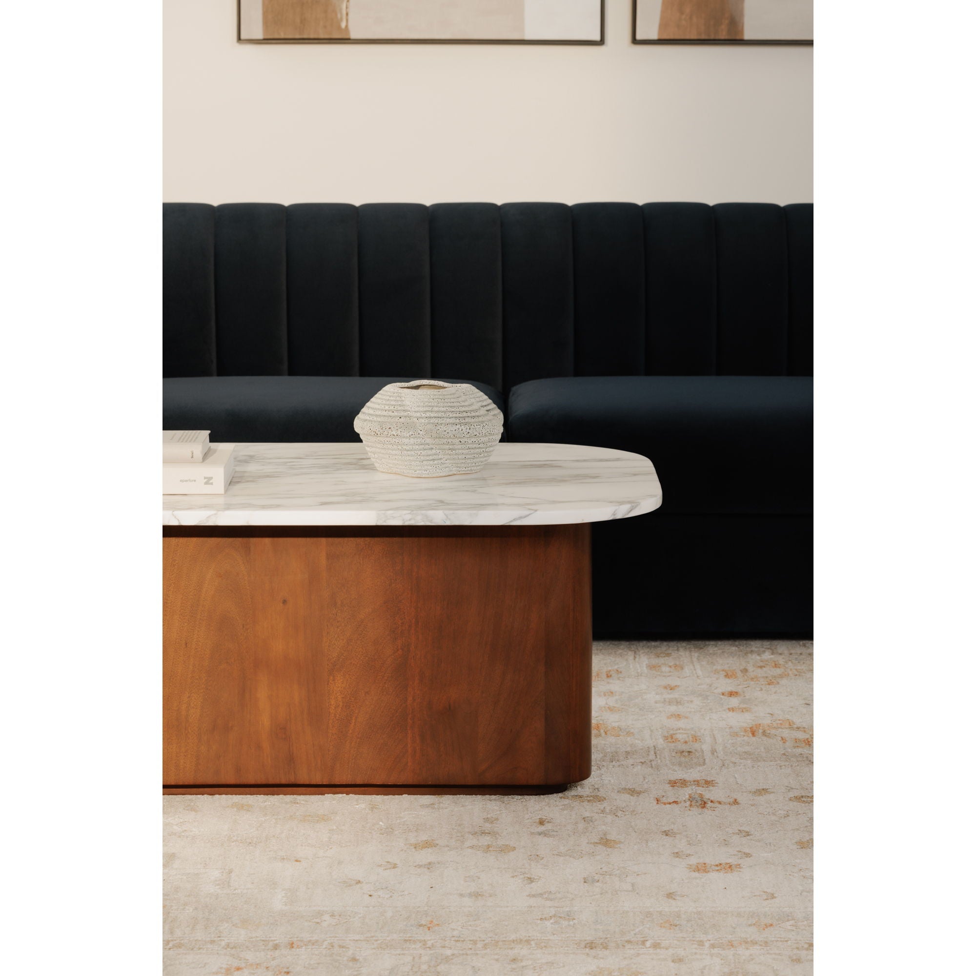 Dash - Coffee Table - White Calcatta Marble