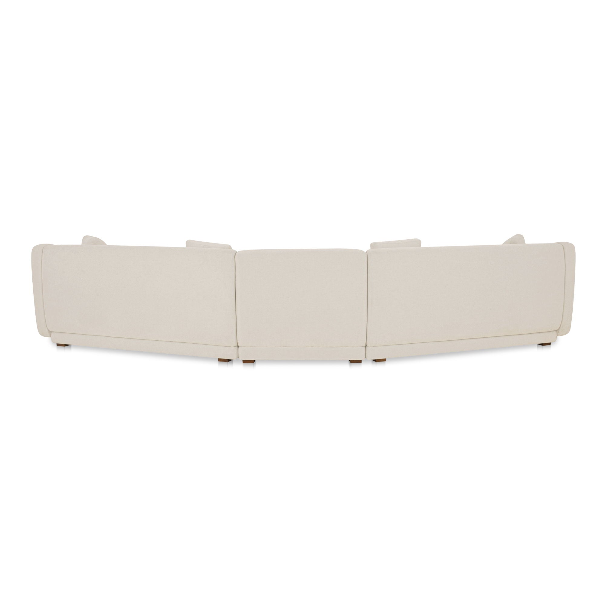 Fraser - 3 Piece Modular Sectional With Slipper - White