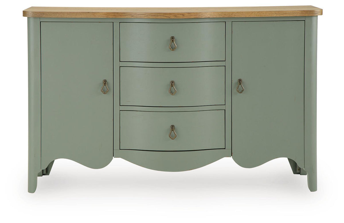 Actonville - Accent Cabinet - Antique Green