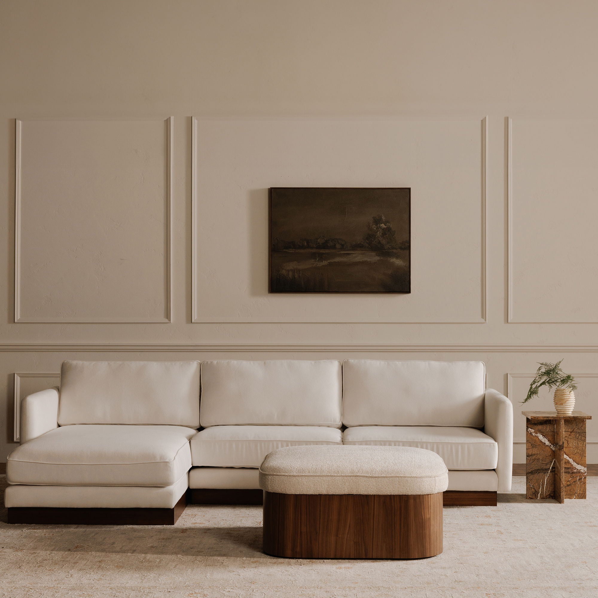 Sonny - Ottoman - Walnut