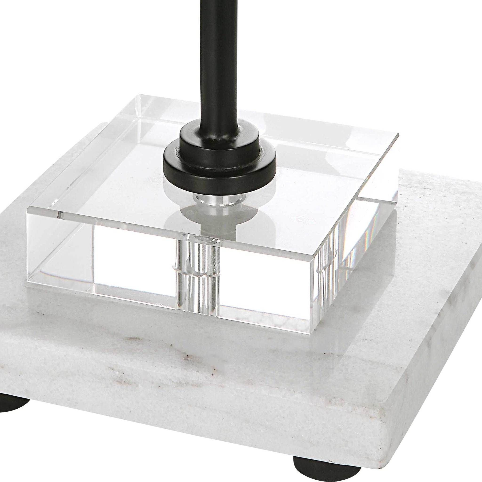 Ciara - Sleek Buffet Lamp - Black