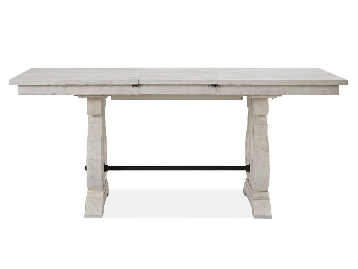Bronwyn - Rectangular Counter Dining Table - Alabaster