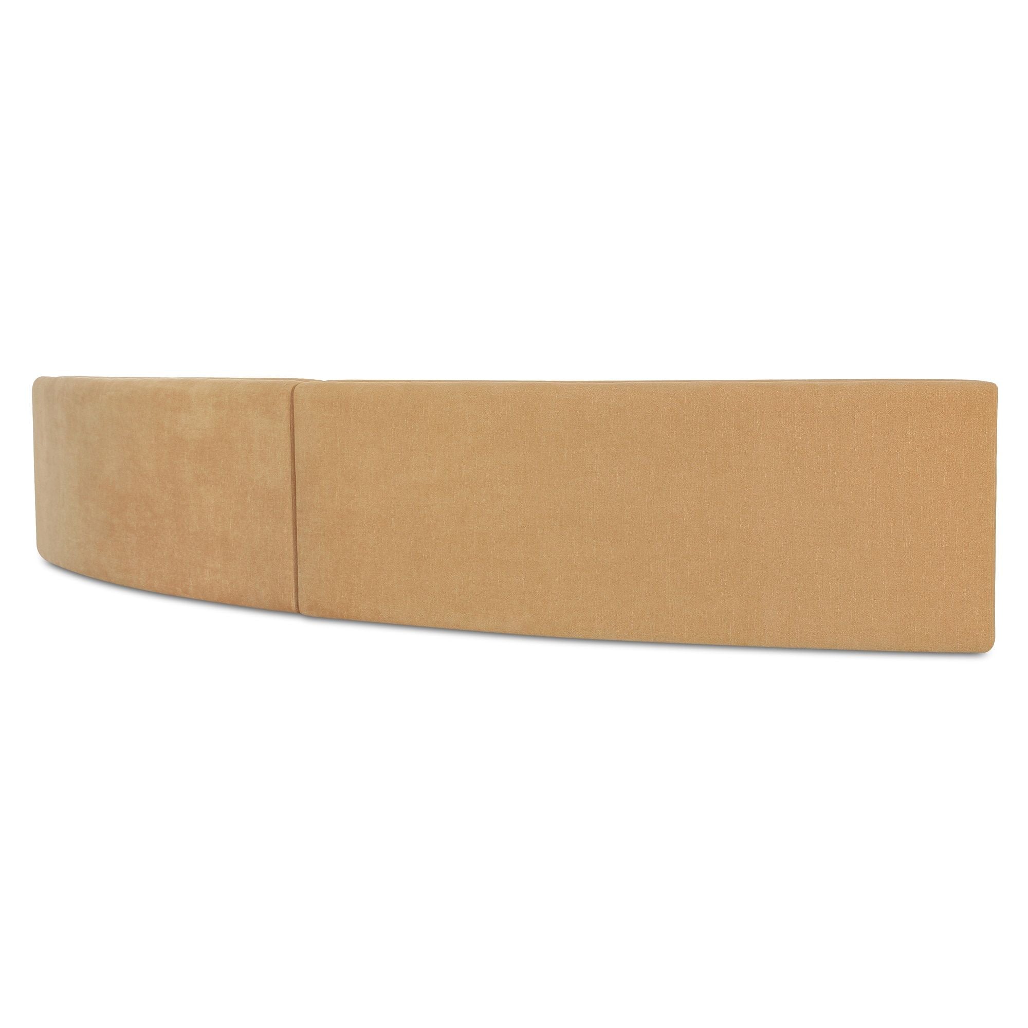 Naomi - 2 Piece Concave Modular Sectional - Golden Yellow