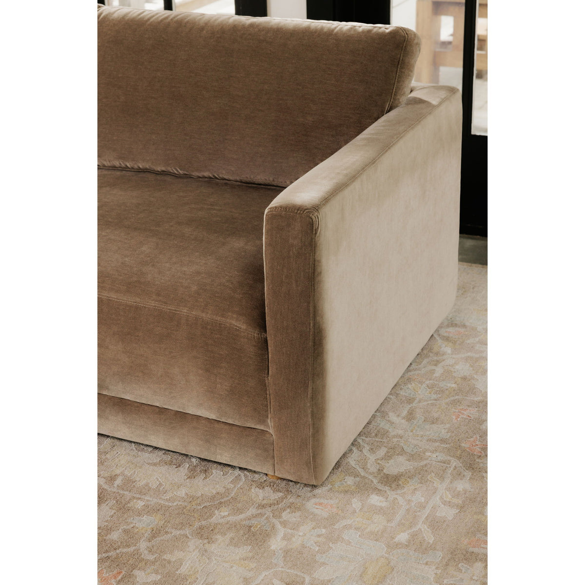 Bryn - Sectional Camel Left Stationary Sofa - Camel