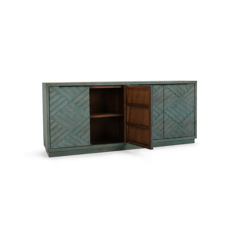 Mateo - 4 Door Sideboard - Teal