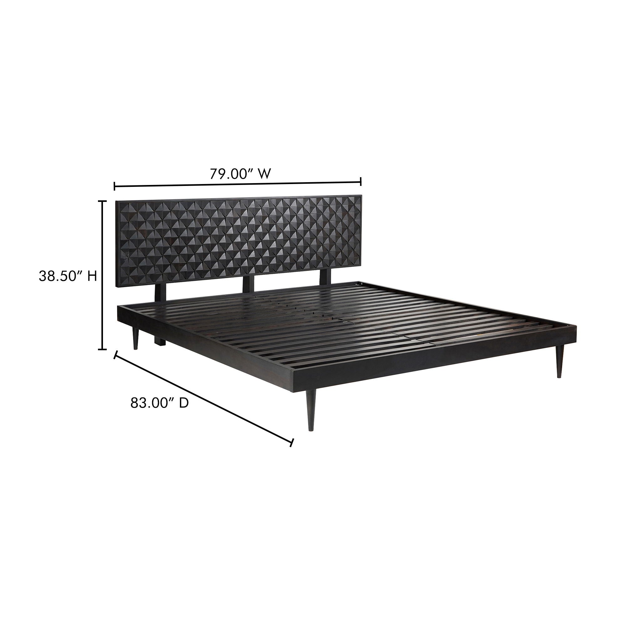 Pablo - King Bed - Black