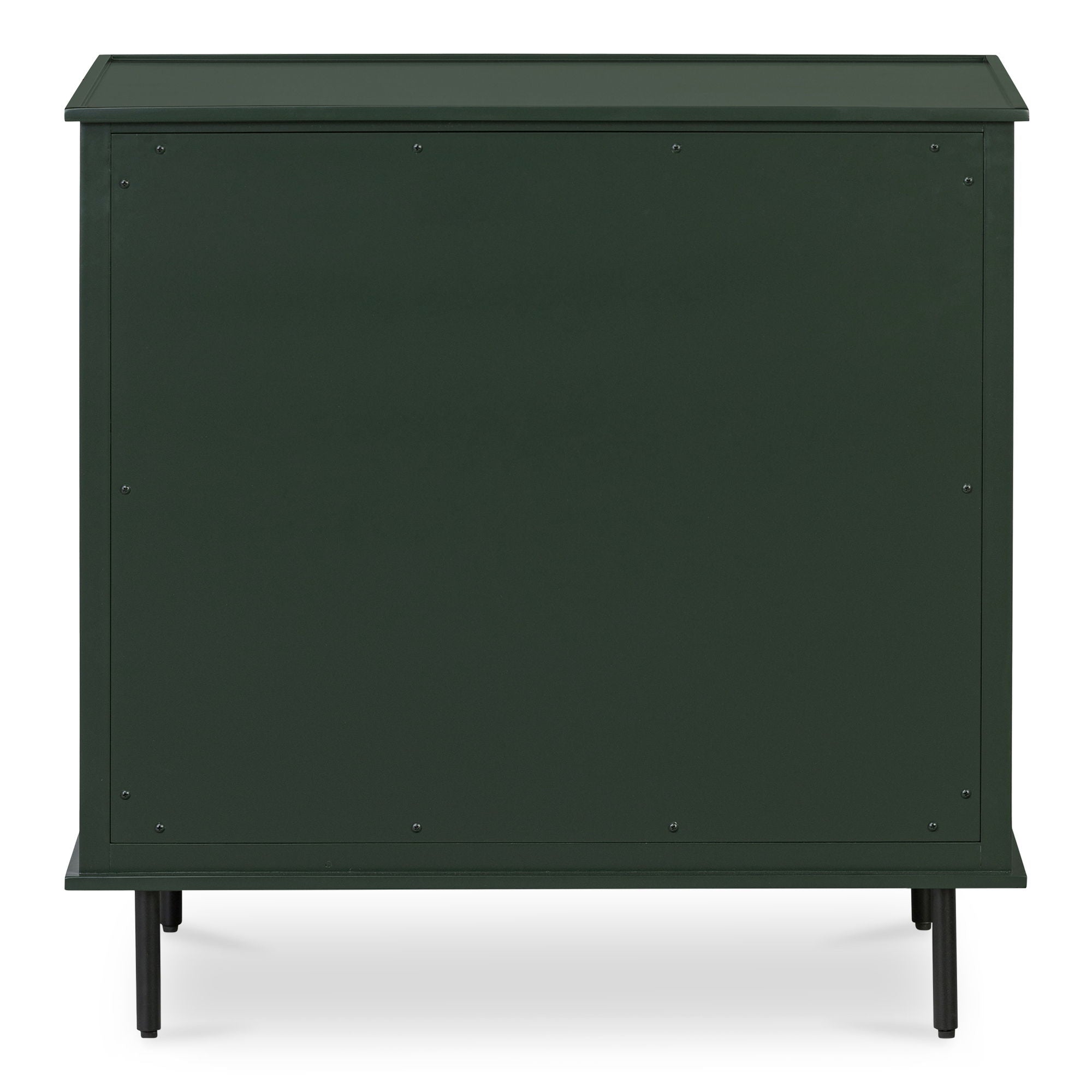 Reagan - 3 Drawer Nightstand - Deep Green