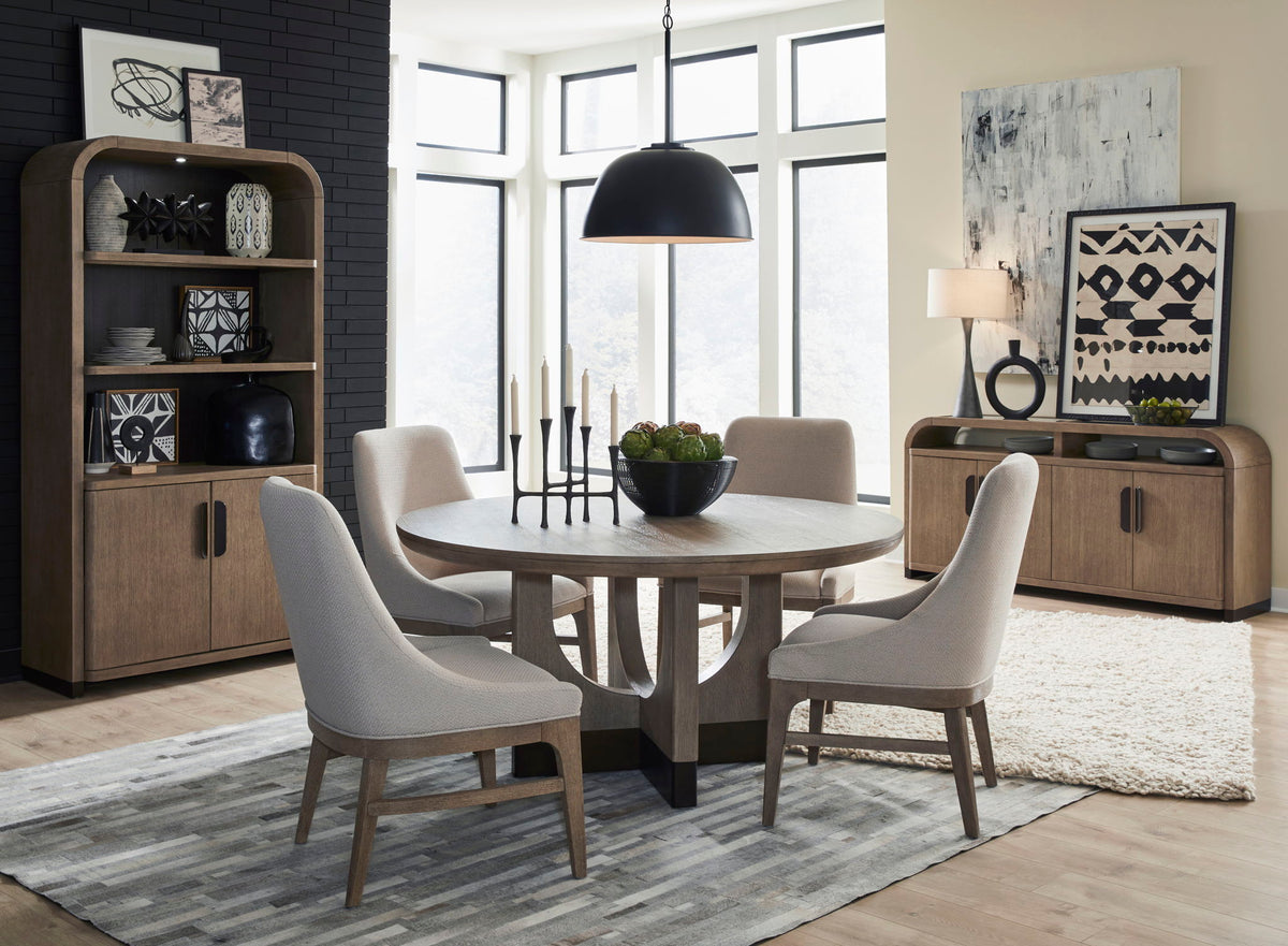 Tristan - Upholstered Arm Chair (Set of 2) - Swiss Coffee
