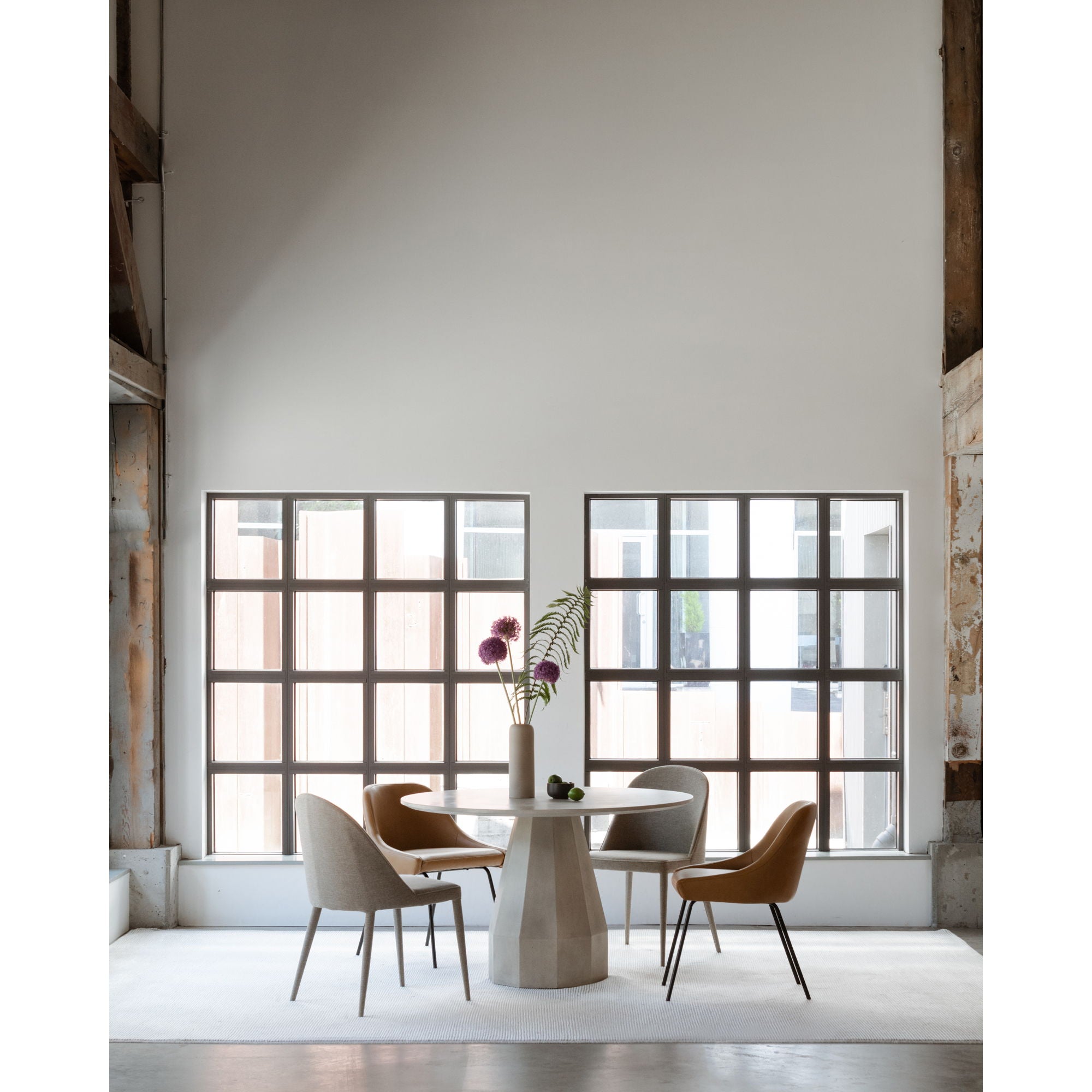 Burton - Fabric Dining Chair (Set of 2) - Light Gray