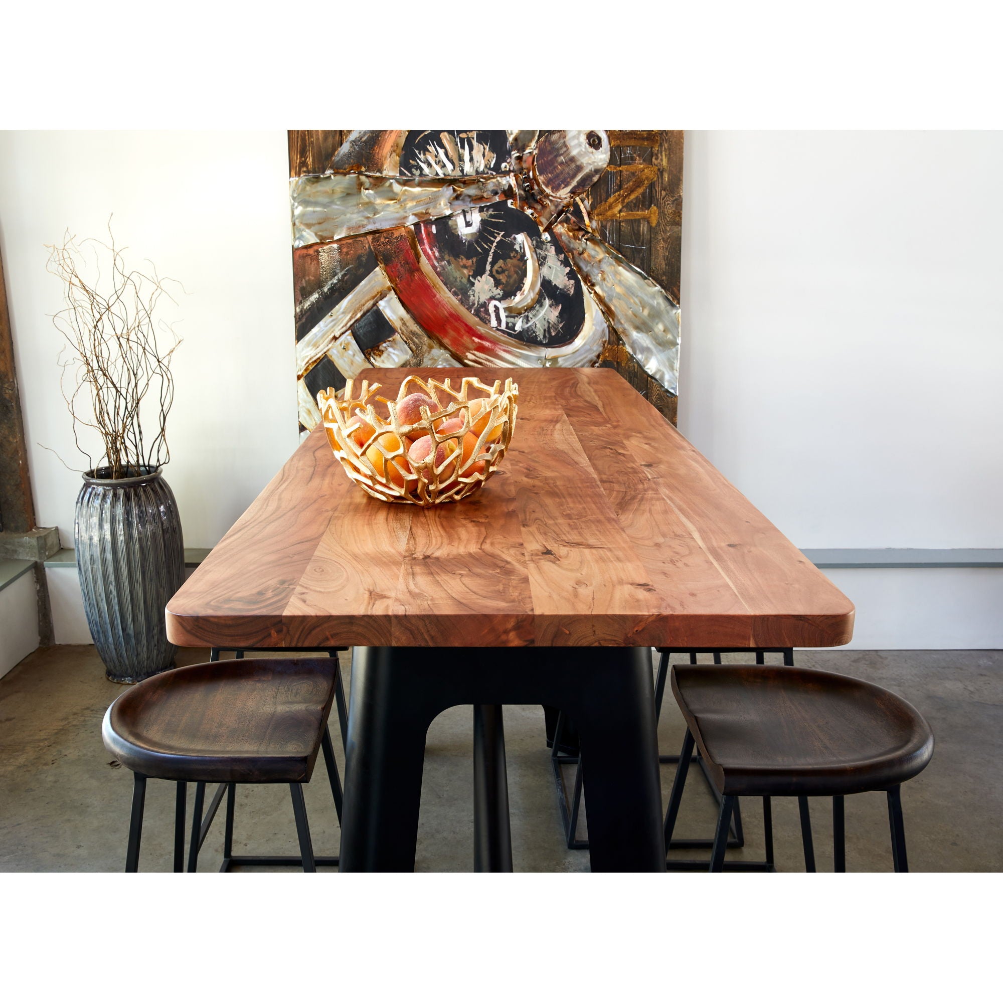 Craftsman - Solid Acacia Bar Table - Natural