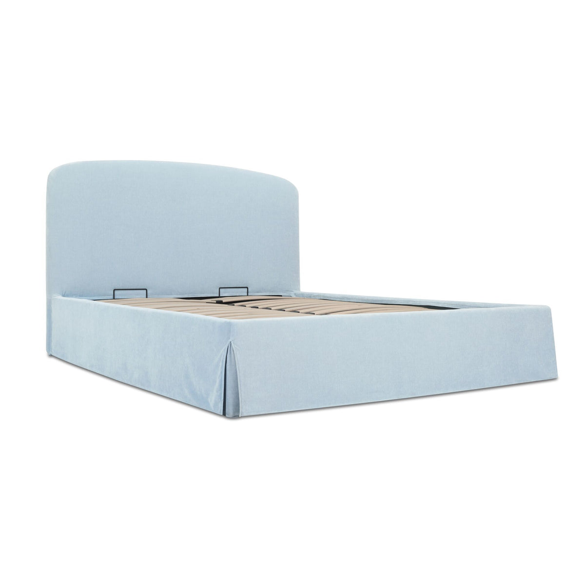 Joan - King Storage Bed - Light Blue