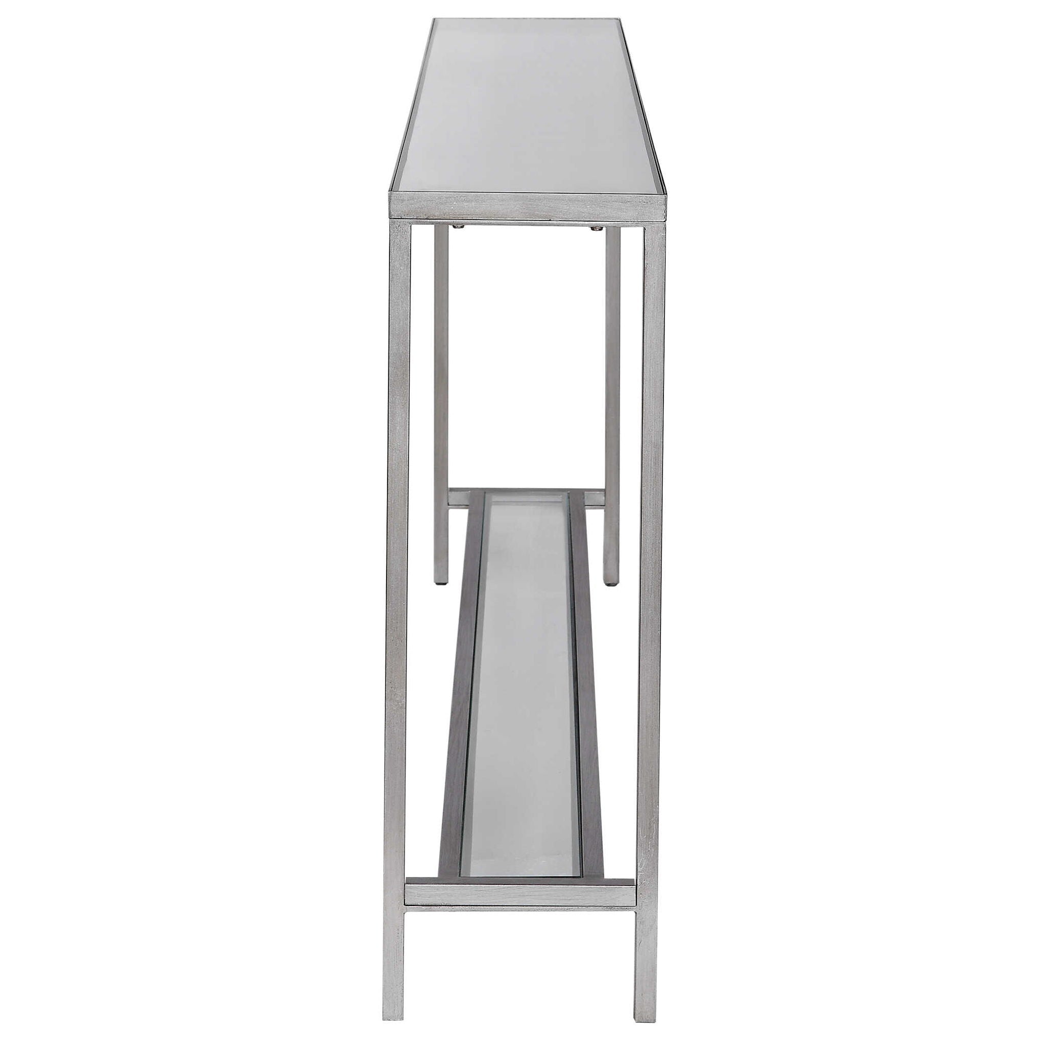 Hayley - Console Table - Silver