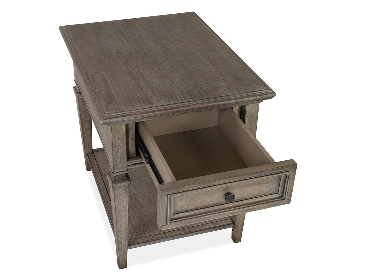 Lancaster - Rectangular End Table - Dove Tail Gray