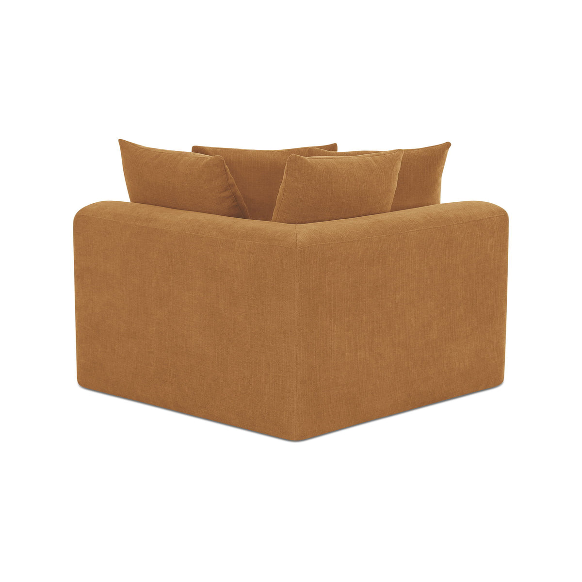 Davie - Corner Chair - Golden Yellow