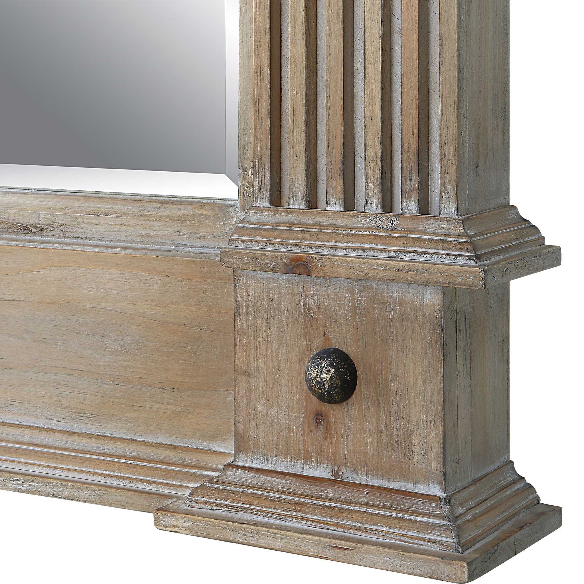 McAllister - Oversized Mirror - Dark Brown