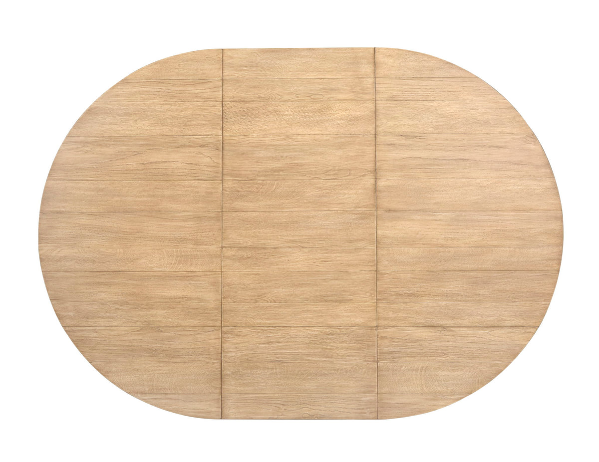 Coventry - Extendable 48" Round Dining Table - Honey Wheat