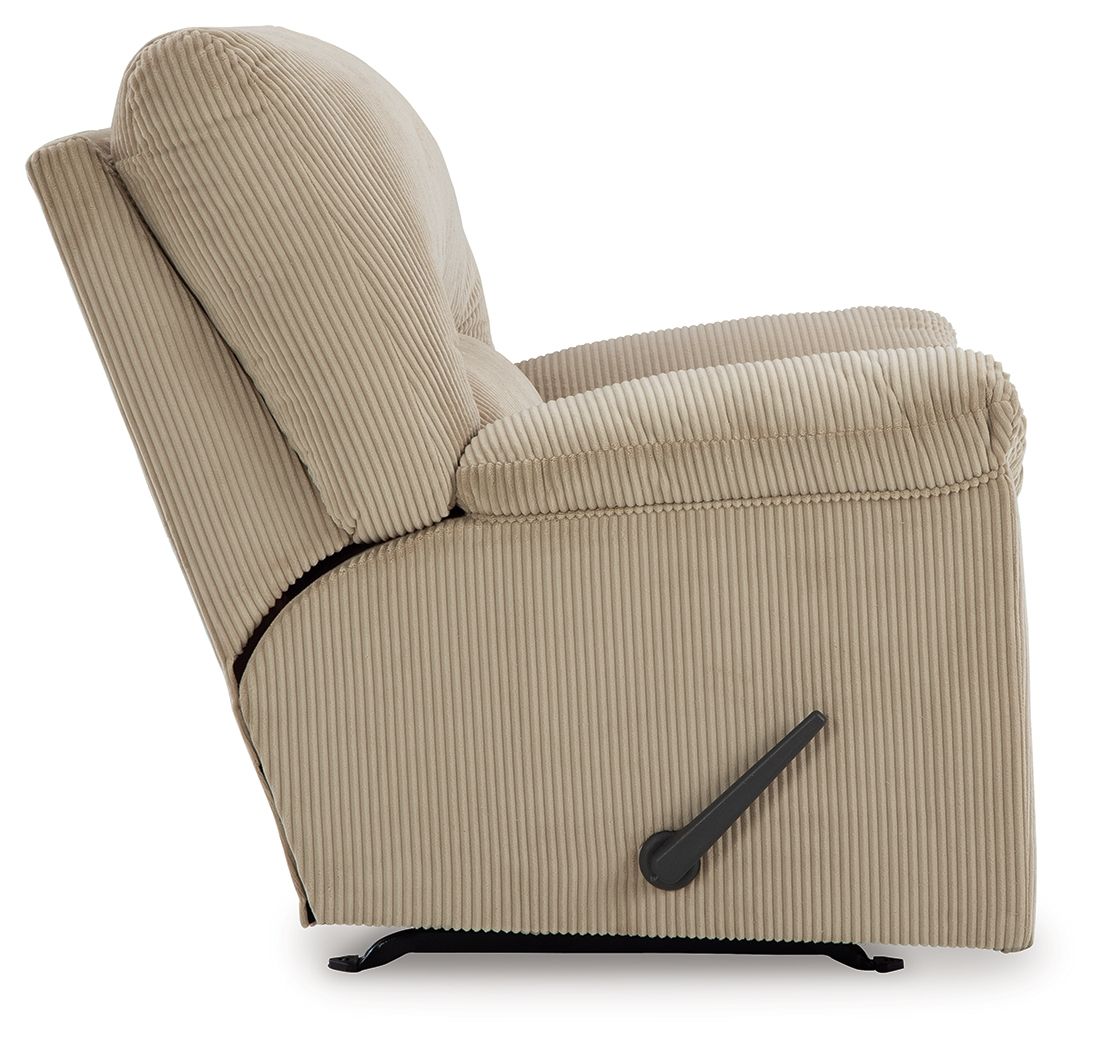 Simplejoy - Sand - Rocker Recliner - Fabric