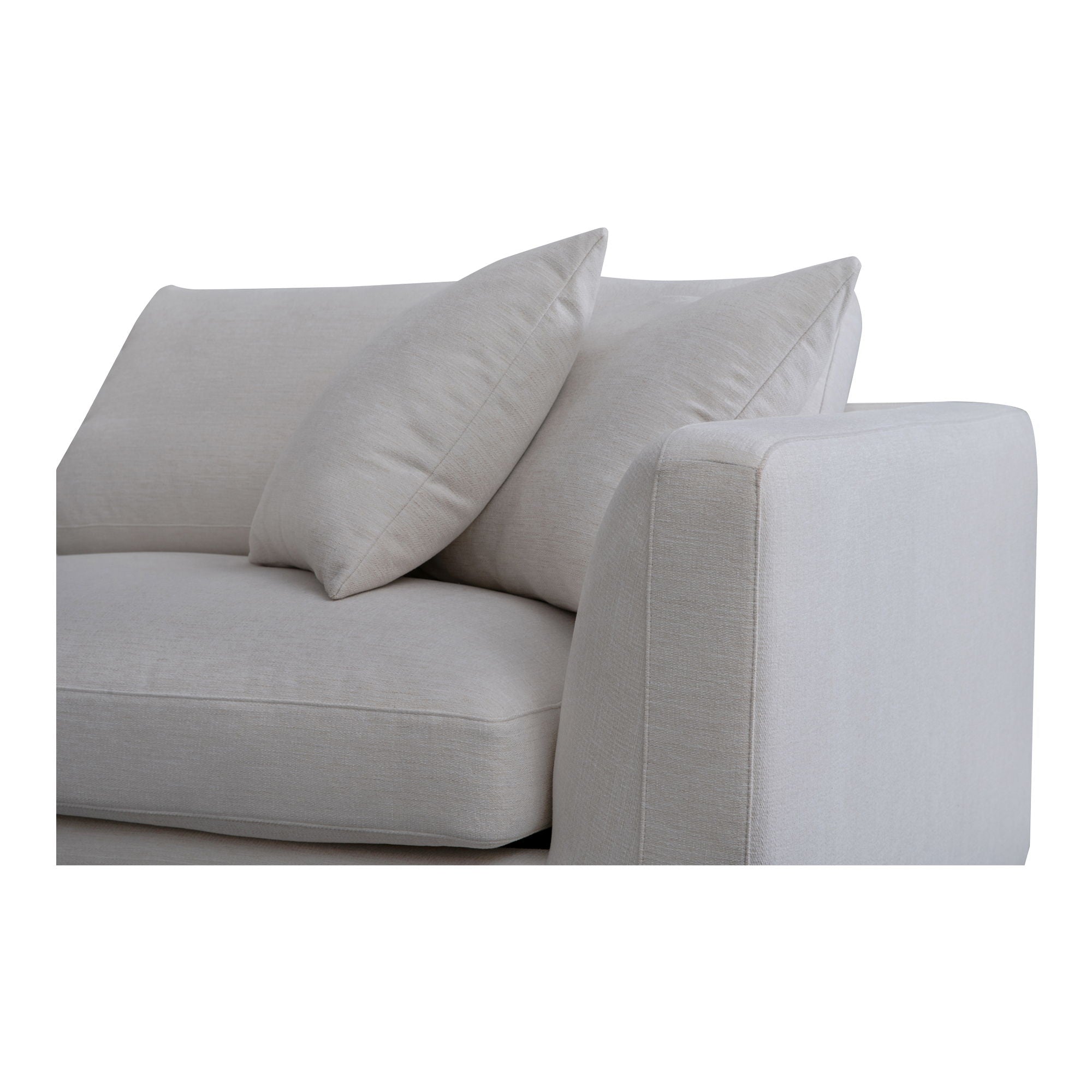 Rue - Right Arm Facing Chair - Off White