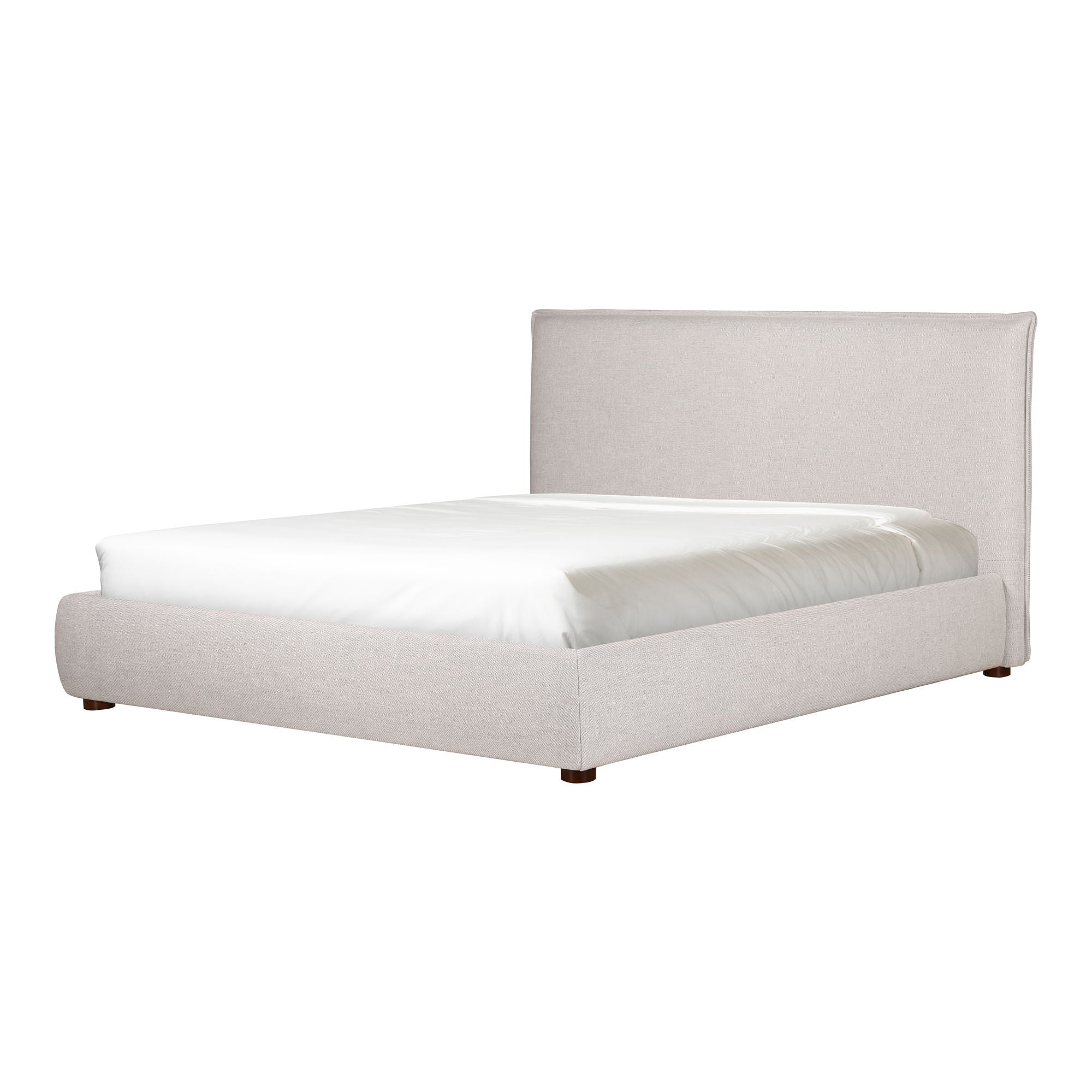 Luzon - Queen Bed - Light Gray