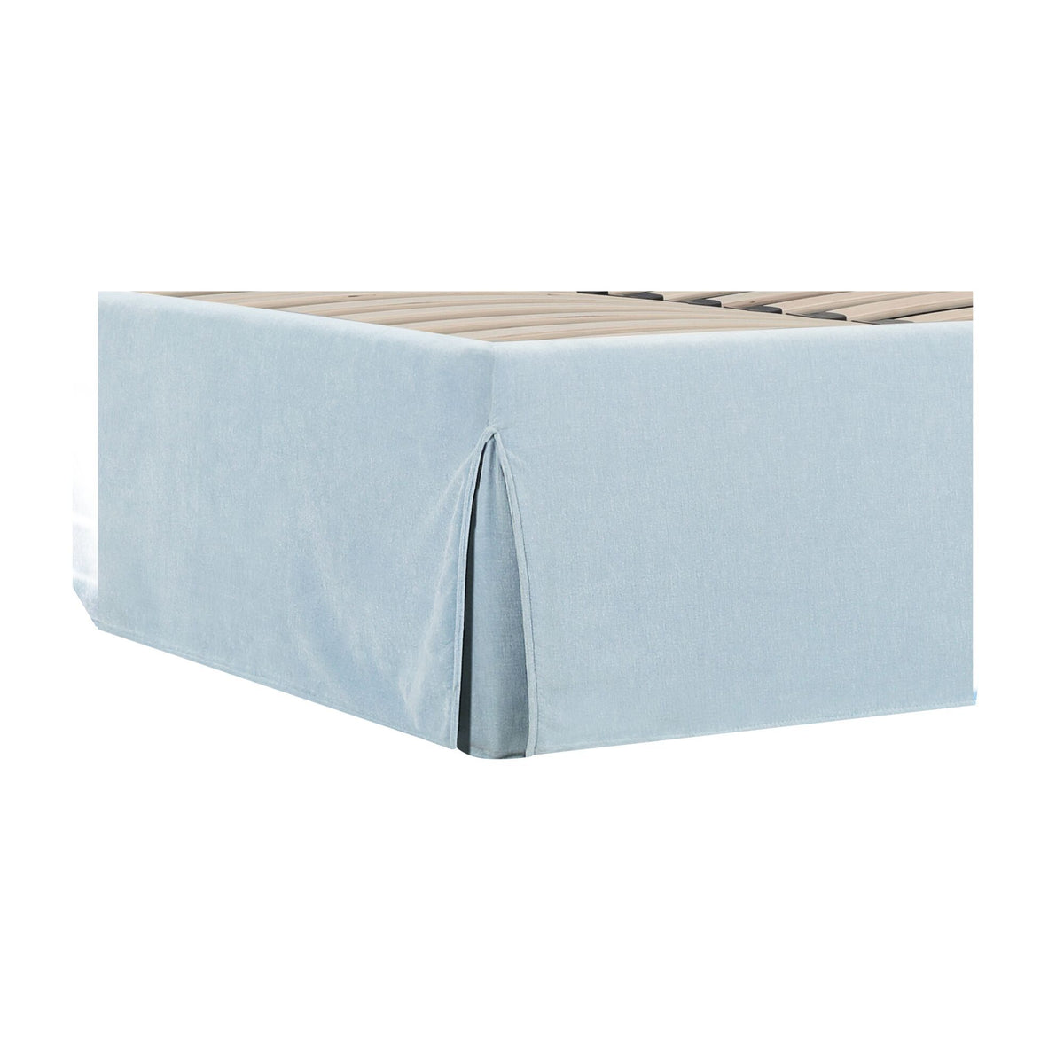 Joan - Queen Storage Bed - Light Blue