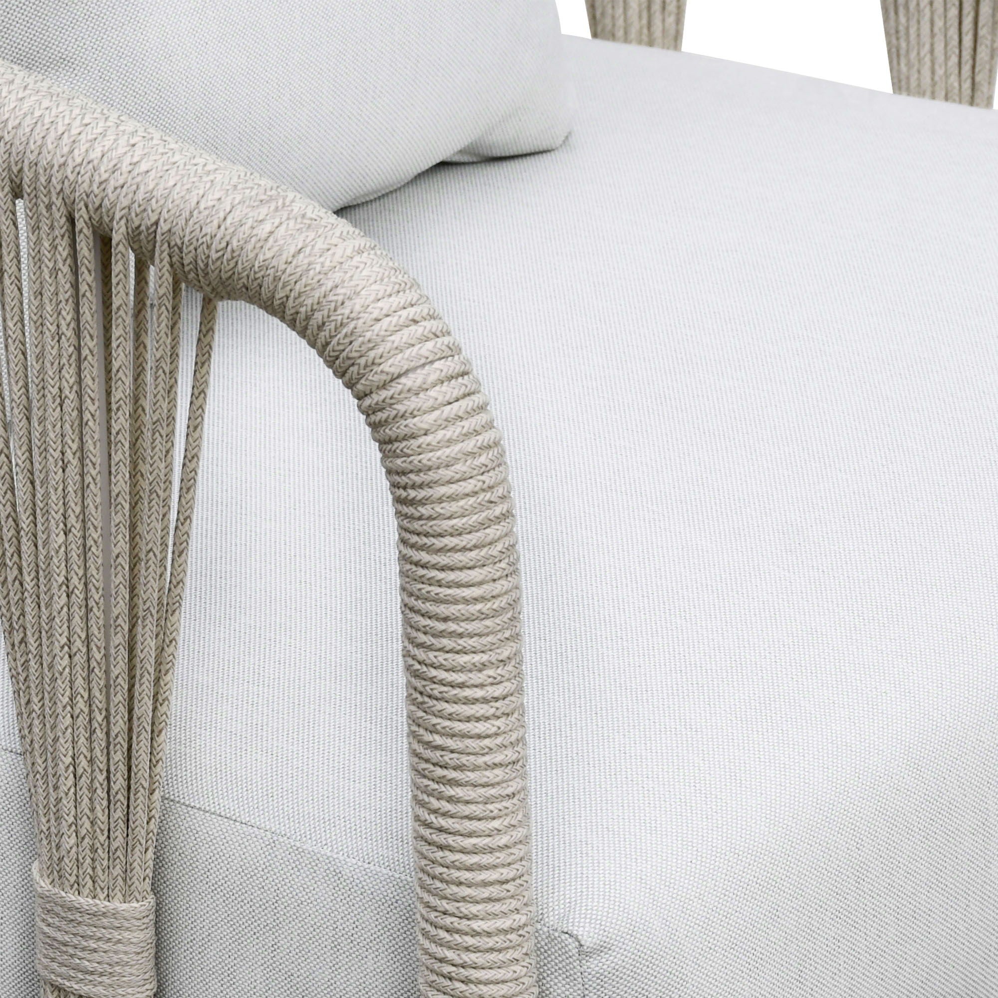 Alexa - Outdoor Seating Chair With Pillow - White