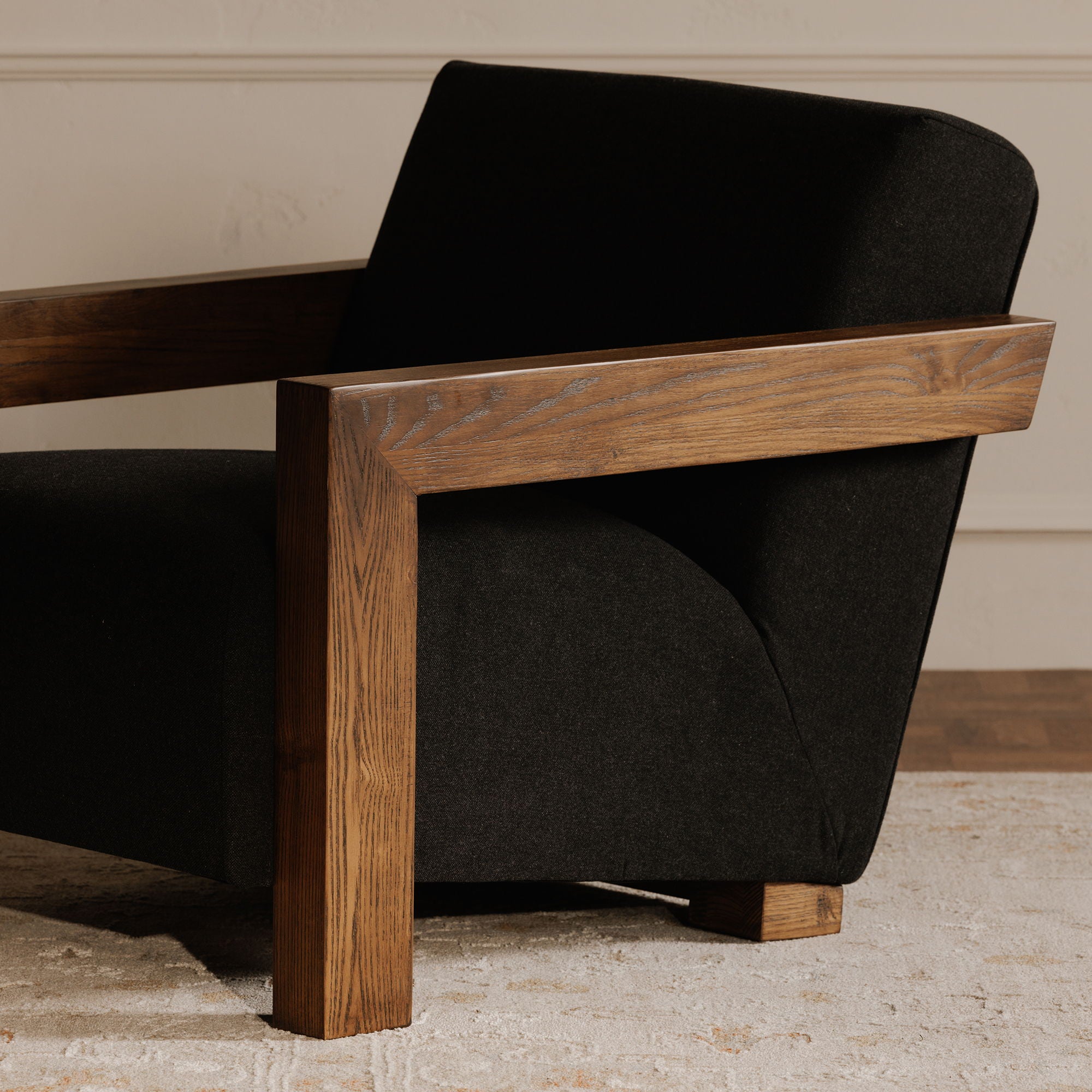 Garnet - Lounge Chair - Charcoal