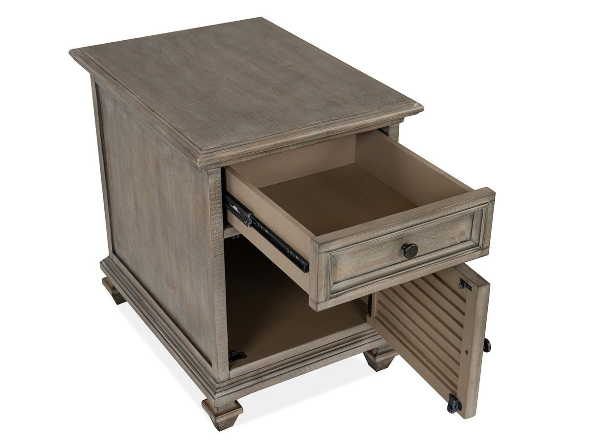 Lancaster - Chairside End Table - Dove Tail Gray