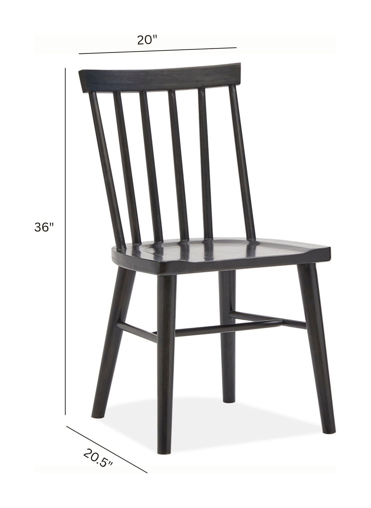 Lindon - Dark Dining Side Chair (Set of 2) - Dark Brown