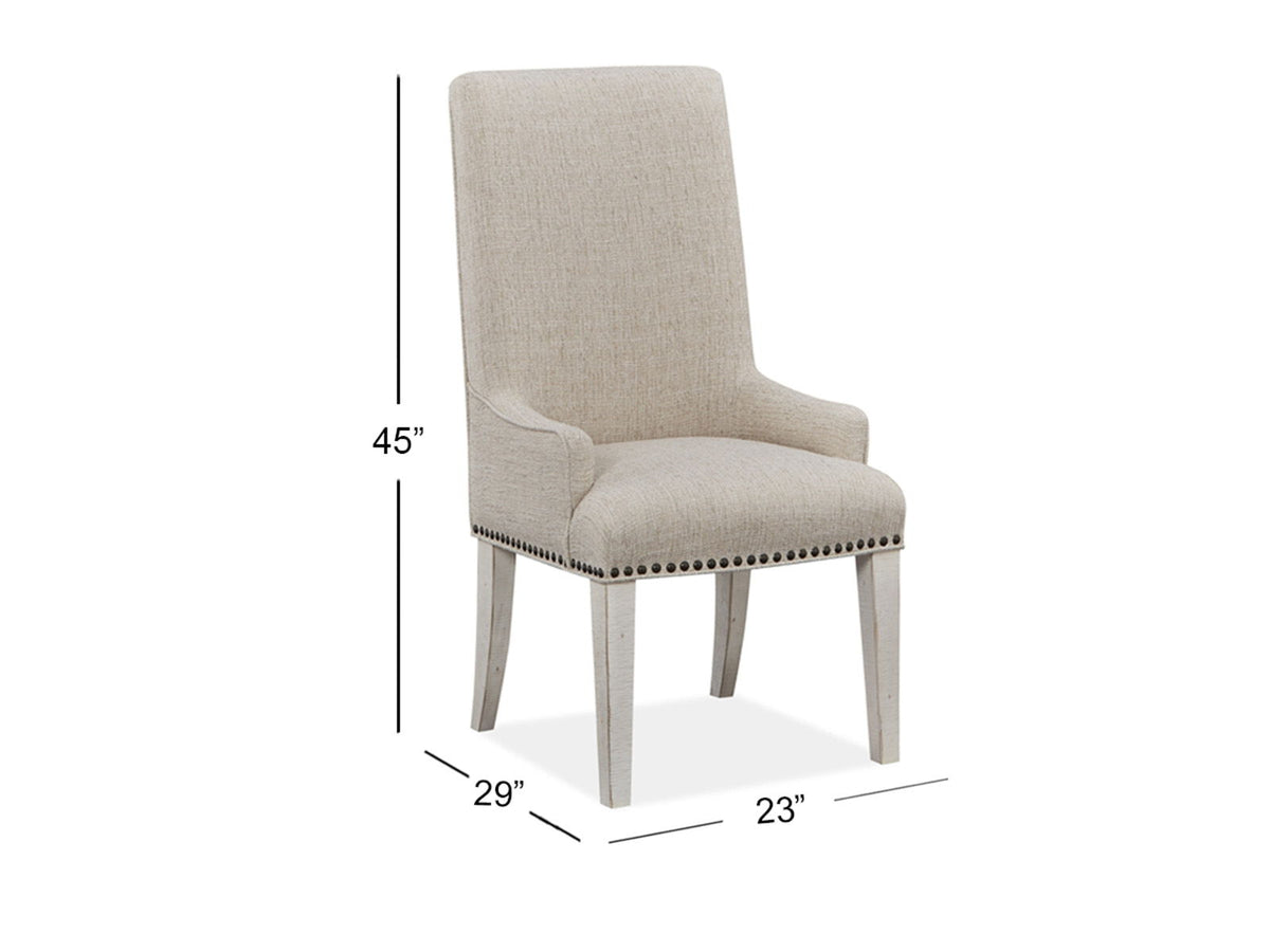 Bronwyn - Upholstered Host Side Chair (Set of 2) - Alabaster