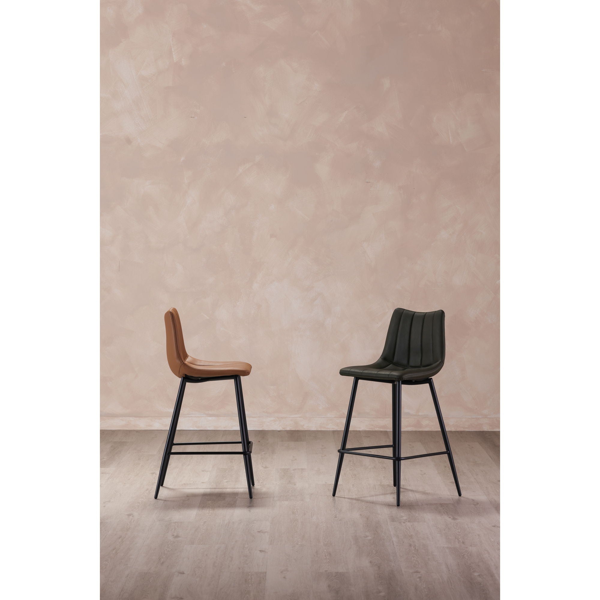 Alibi - Counter Stool (Set of 2) - Dark Green