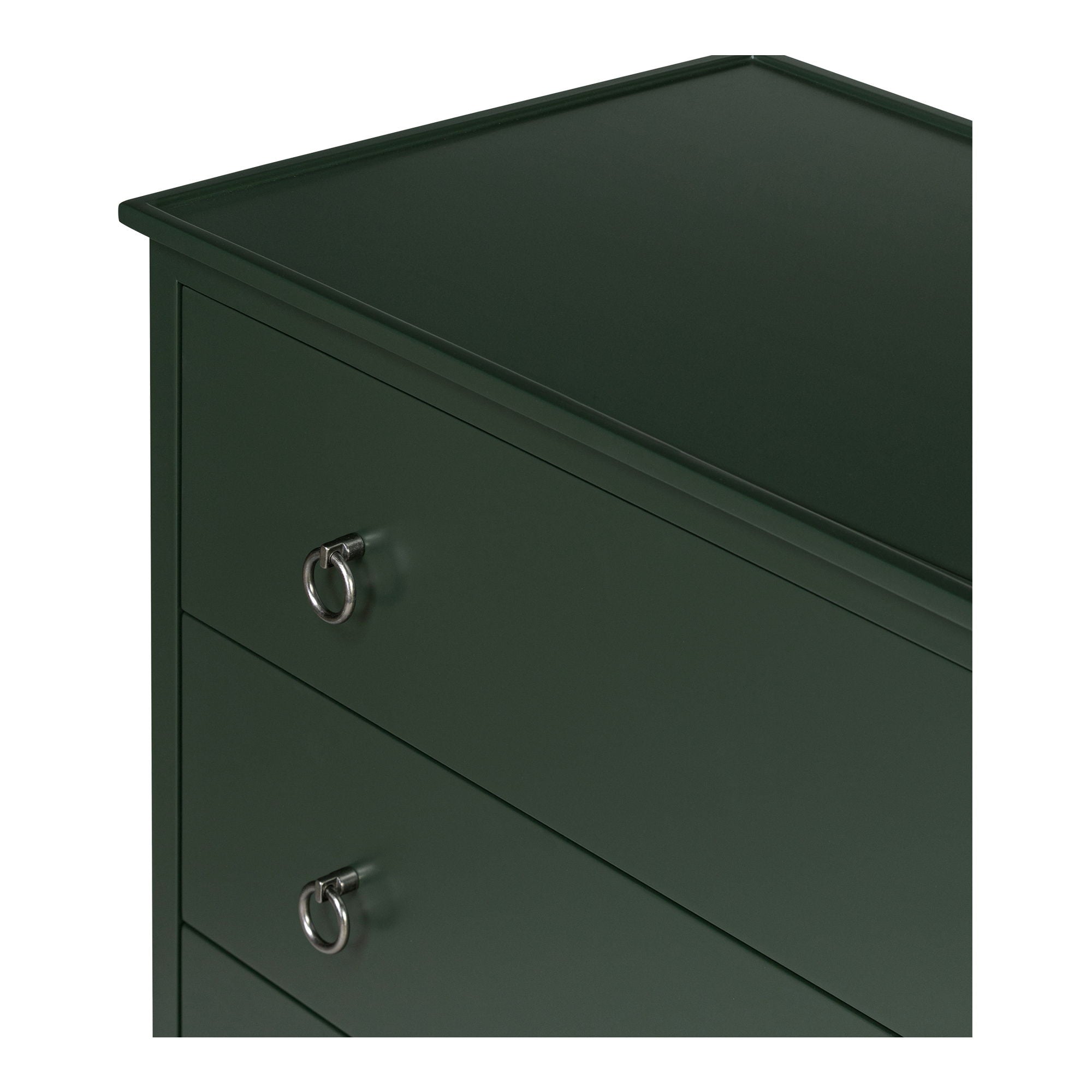 Reagan - 6 Drawer Dresser - Deep Green