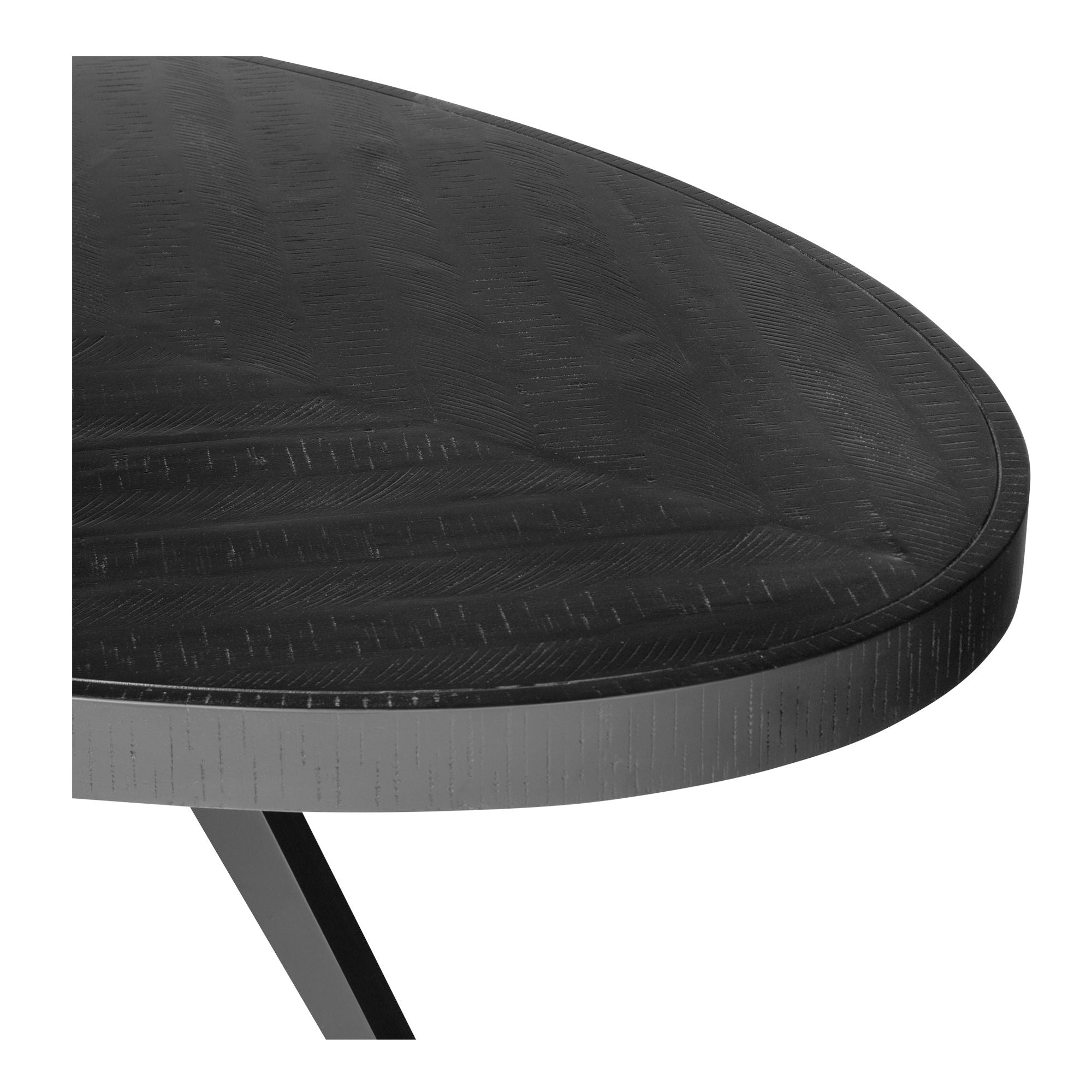 Parq - Oval Dining Table - Black