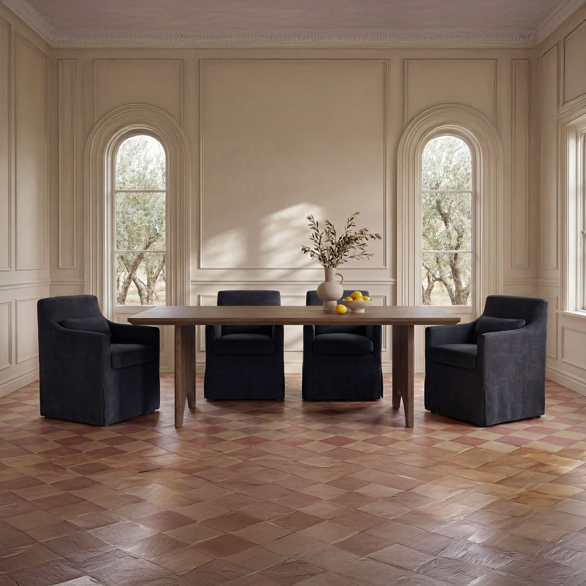 Lake - Dining Table - Brown