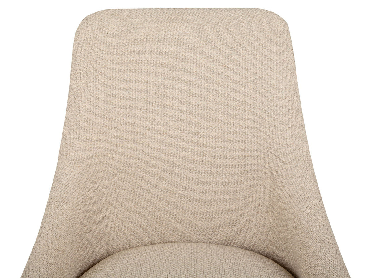 Tristan - Upholstered Arm Chair (Set of 2) - Swiss Coffee