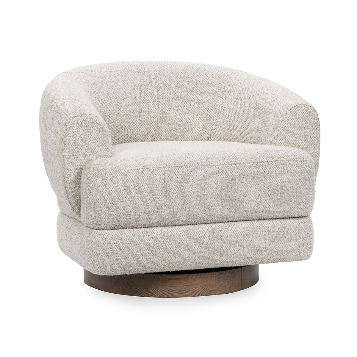 Chassia - Swivel Accent Chair - Prarl Silver