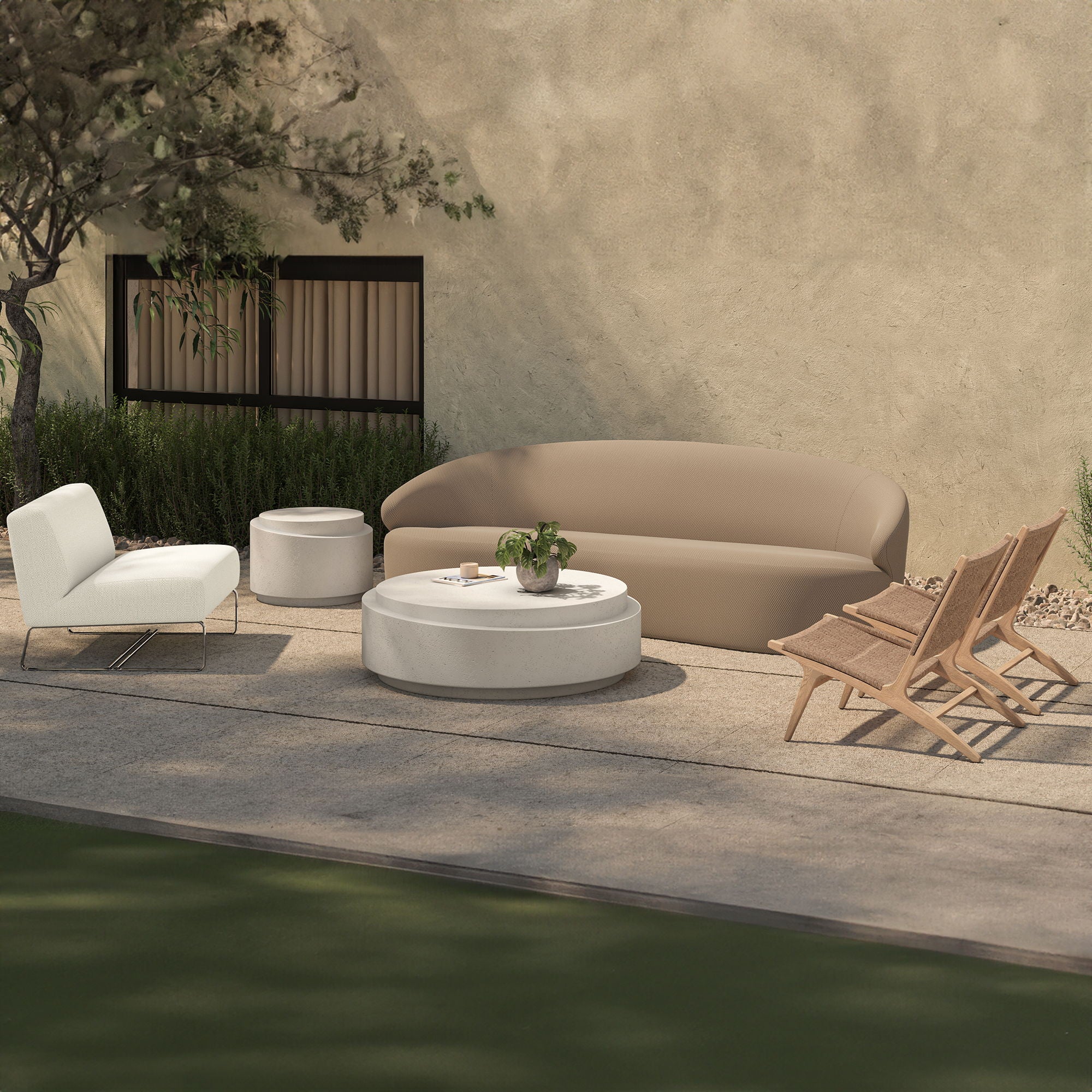 Cosmo - Outdoor Coffee Table - Beige