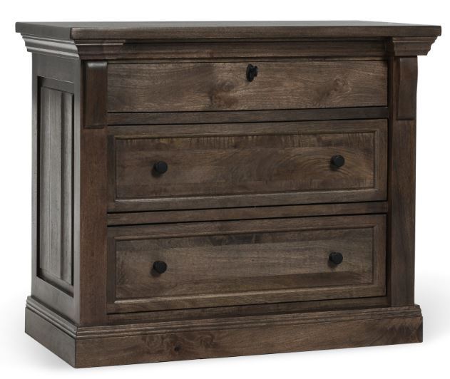 Adelaide - Wood 3 Drawer Nightstand - Cocoa Brown