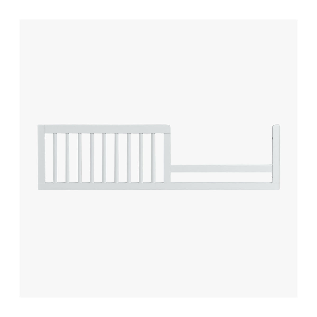 Modern Nursery - Toddler Rail - White