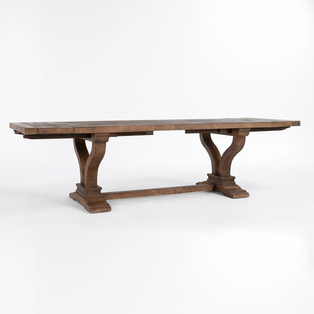 Alexander - Extension Dining Table - Brown