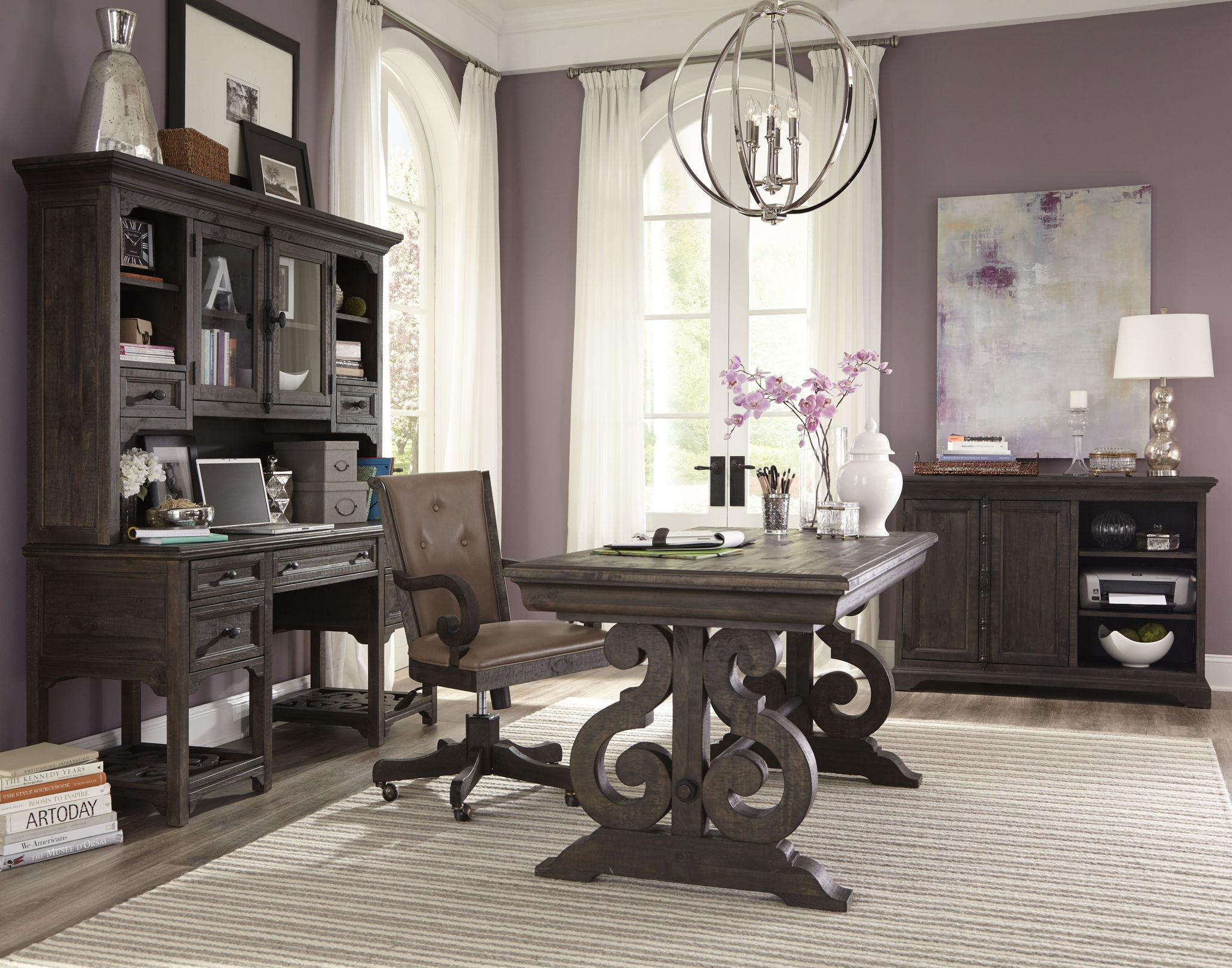 Bellamy - Printer Stand - Peppercorn