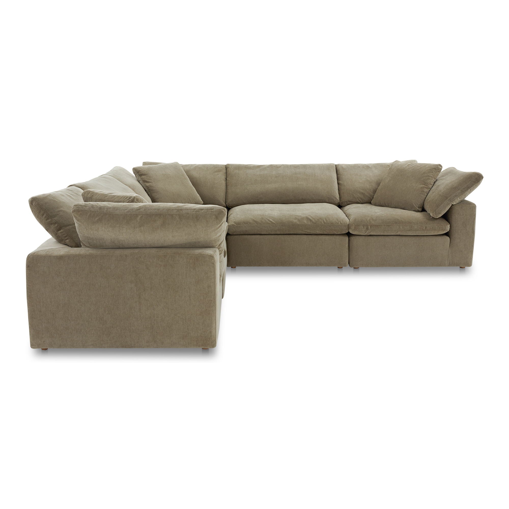 Terra Classic - Performance Fabric L Modular Sectional - Desert Sage