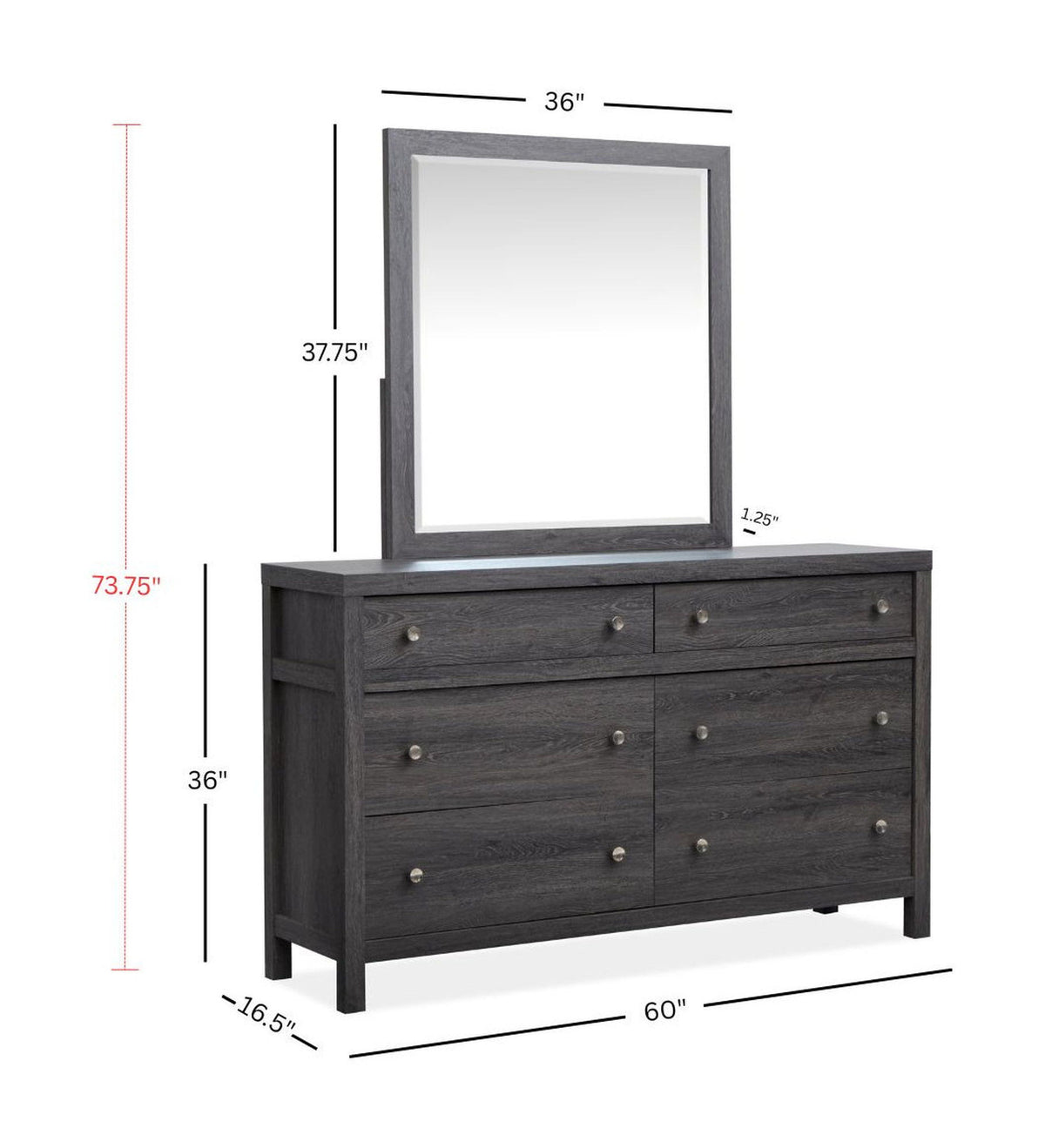 Merrifield - Double Drawer Dresser