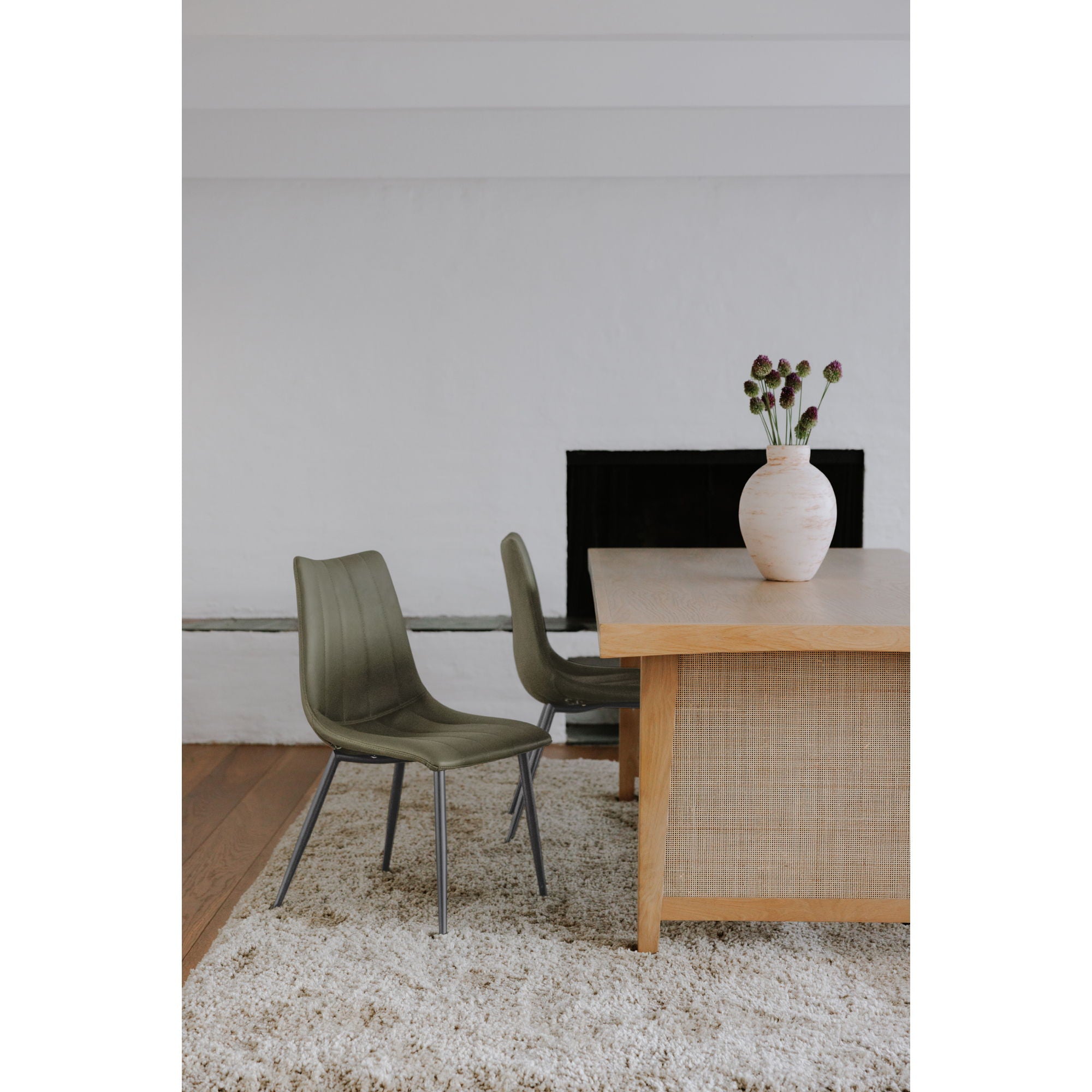 Alibi - Dining Chair (Set of 2) - Dark Green