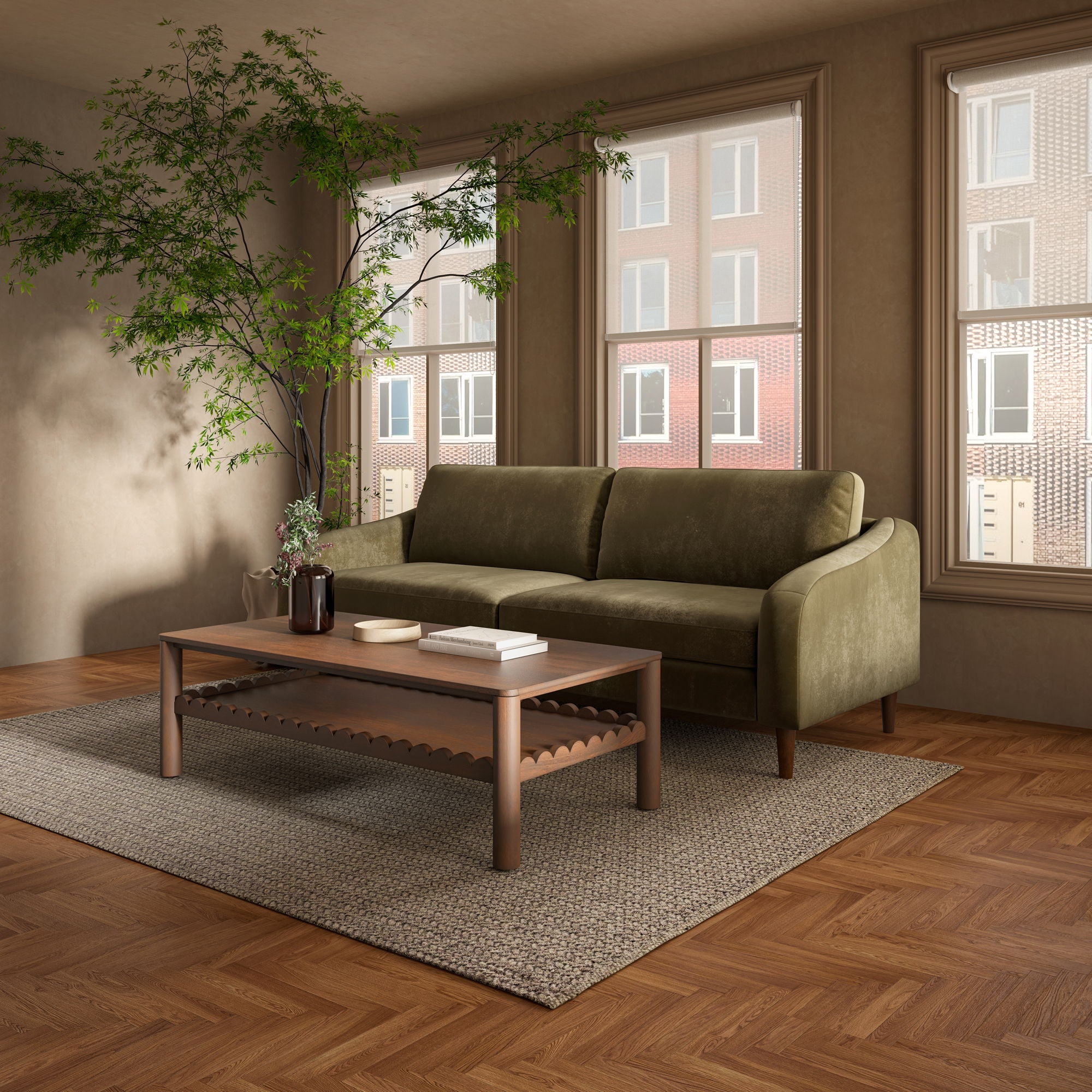 Wiley - Coffee Table - Vintage Brown