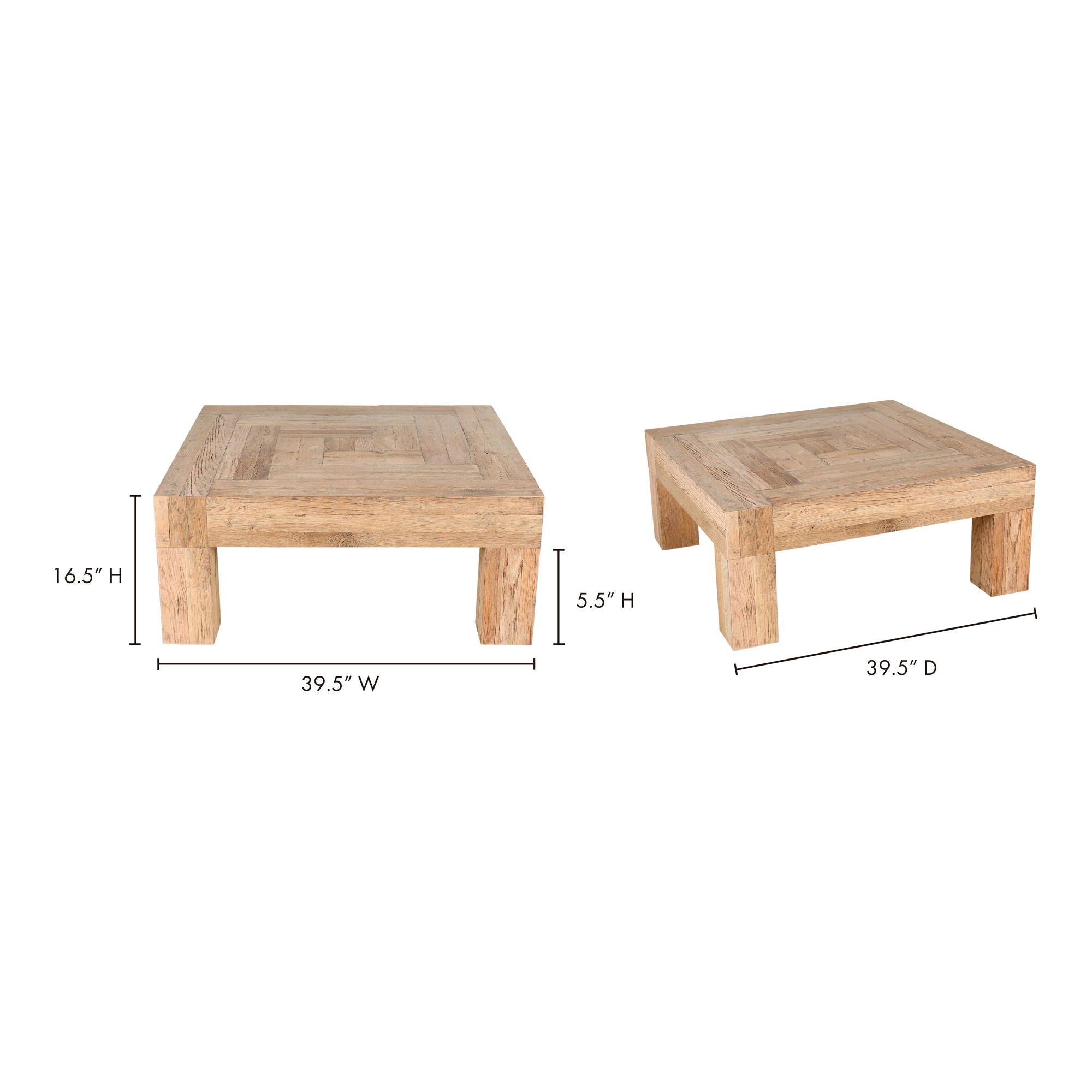 Evander - Coffee Table - Aged Oak