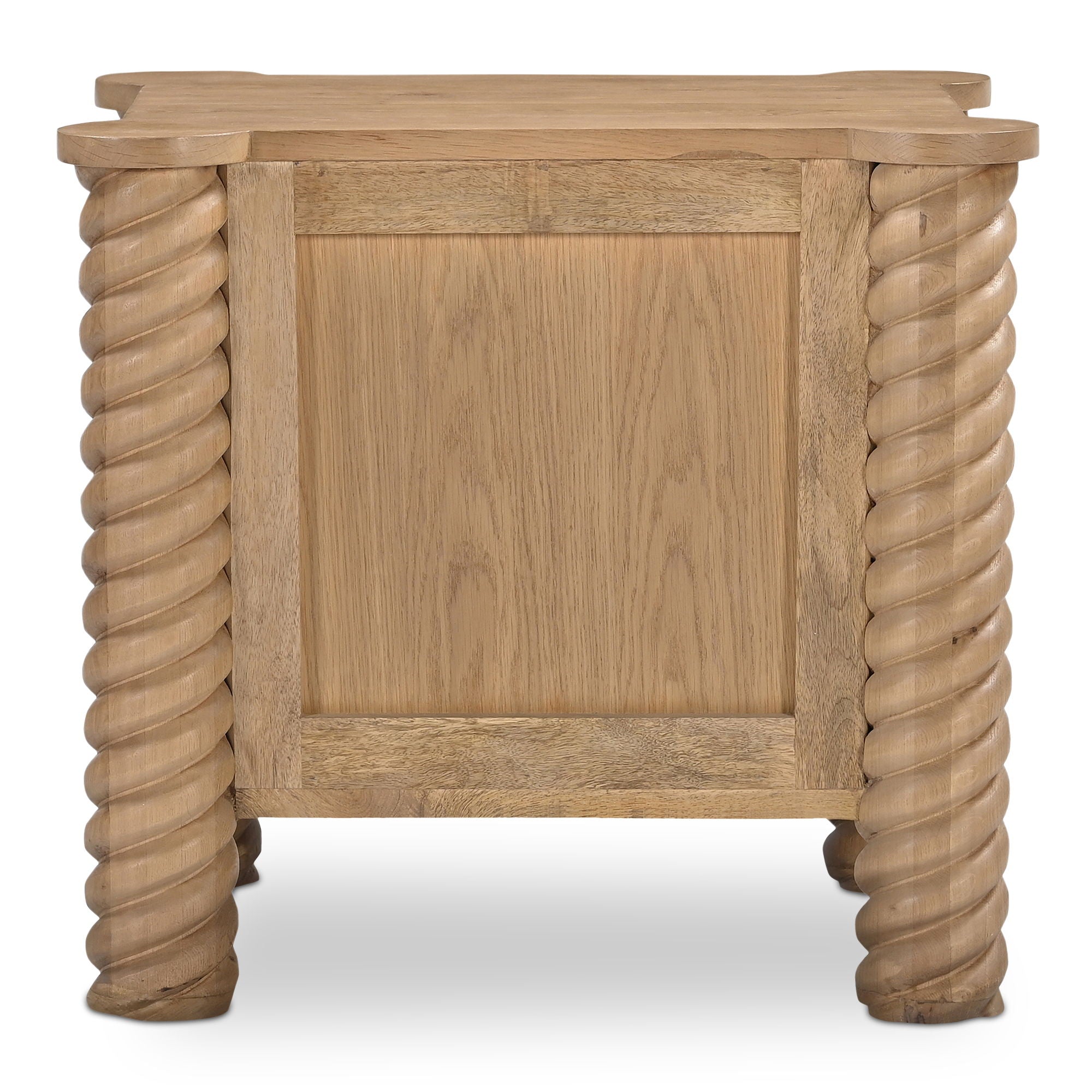 Treccia - 2 Drawer Nightstand - Oak