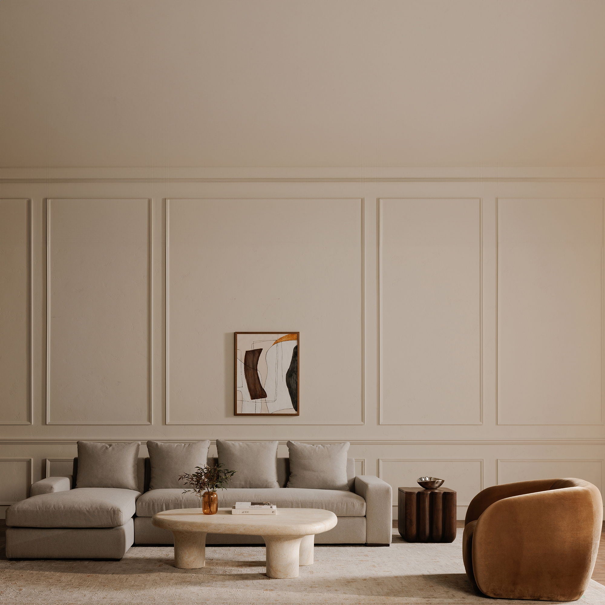 Thomas - Left Sectional - Gray